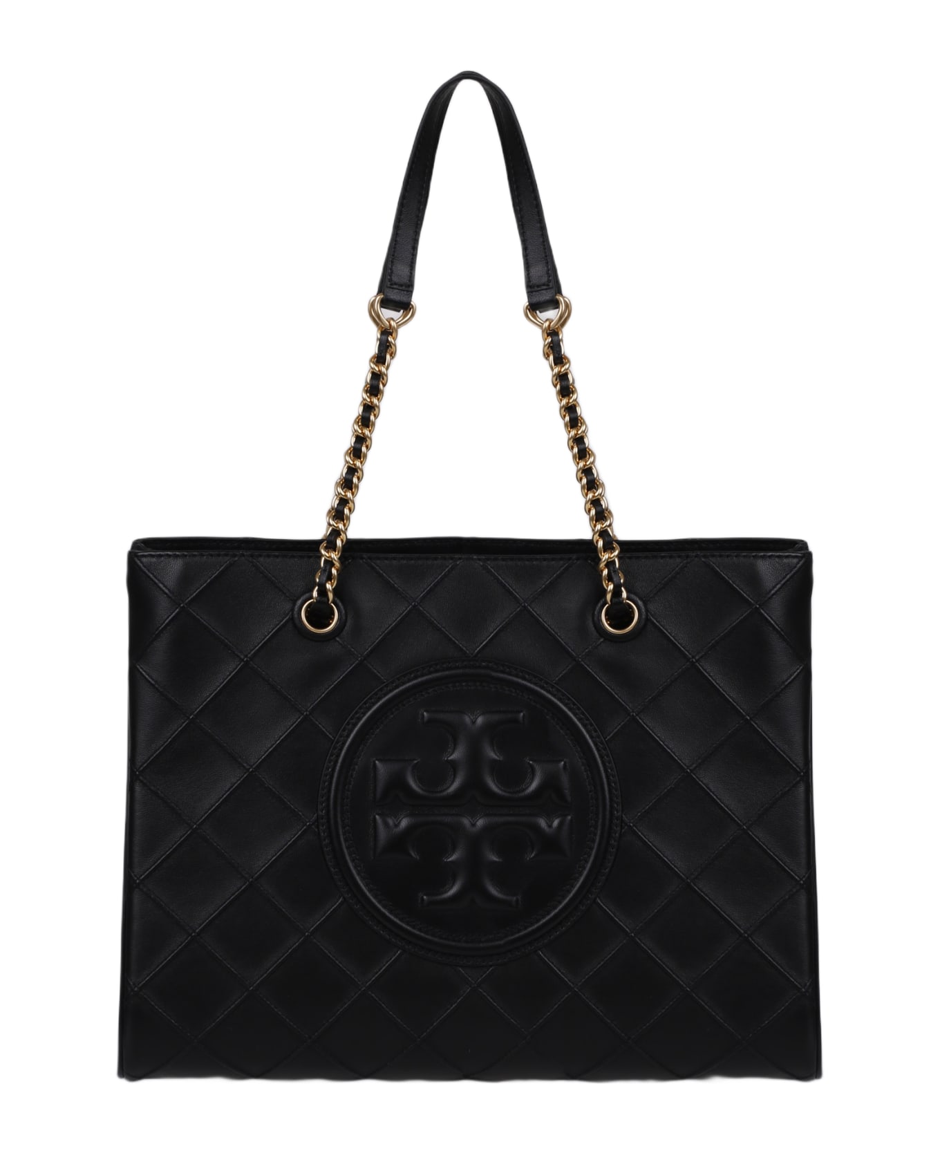 Tory Burch Fleming Leather Tote Bag