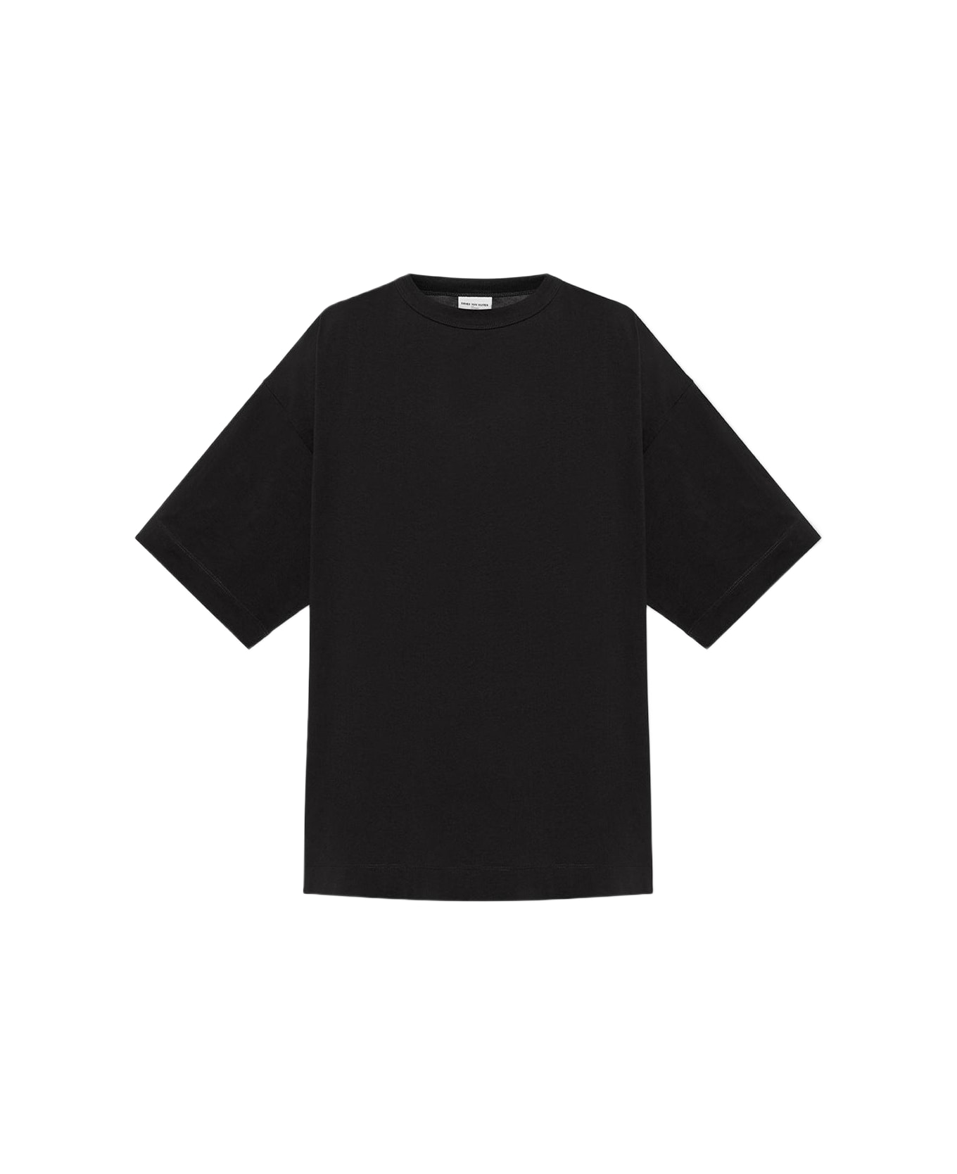 Dries Van Noten Cotton T-shirt - BLACK