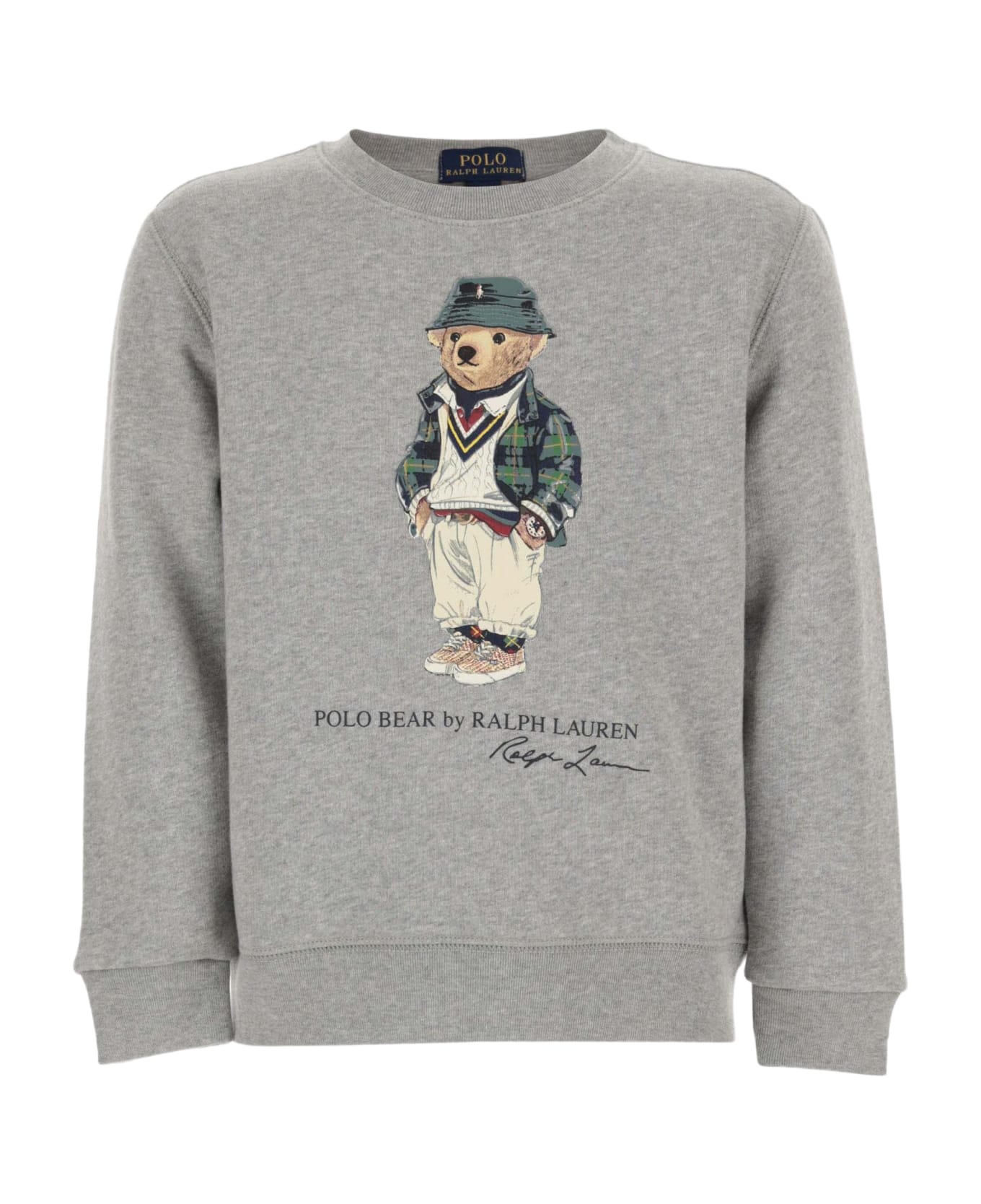 Ralph Lauren Cotton Blend Sweatshirt With Polo Bear