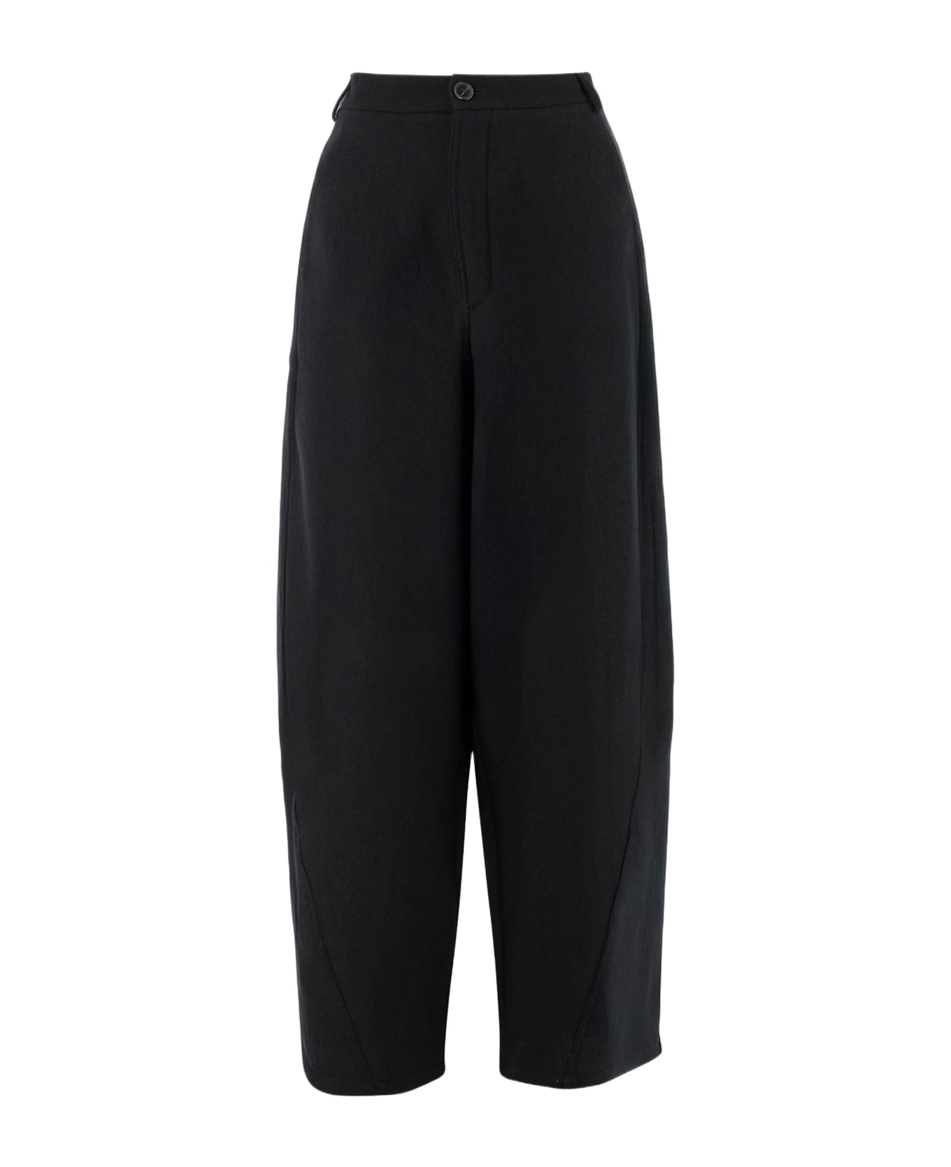 DARKPARK Phebe Wide-leg Wool Trousers - Black