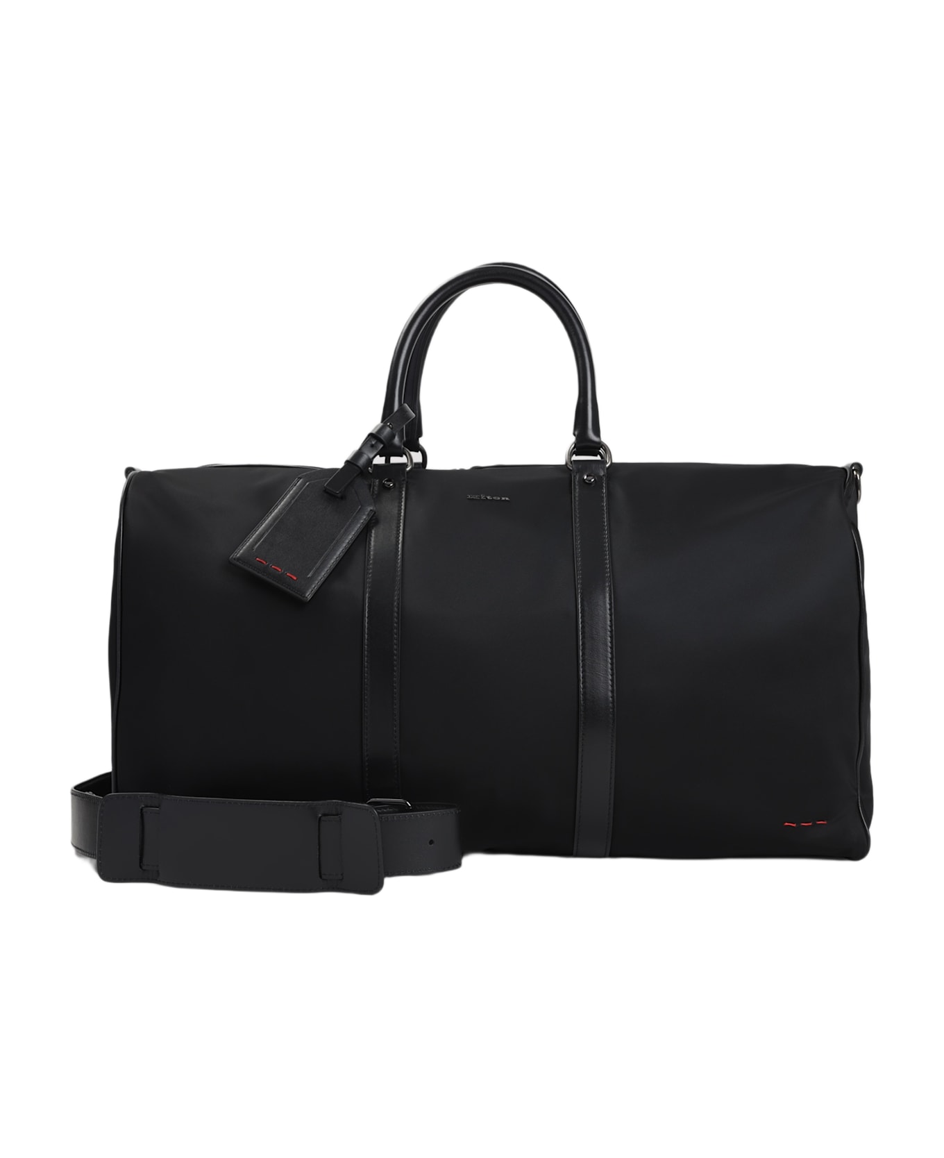 Kiton Polyamide Duffle Bag - Black