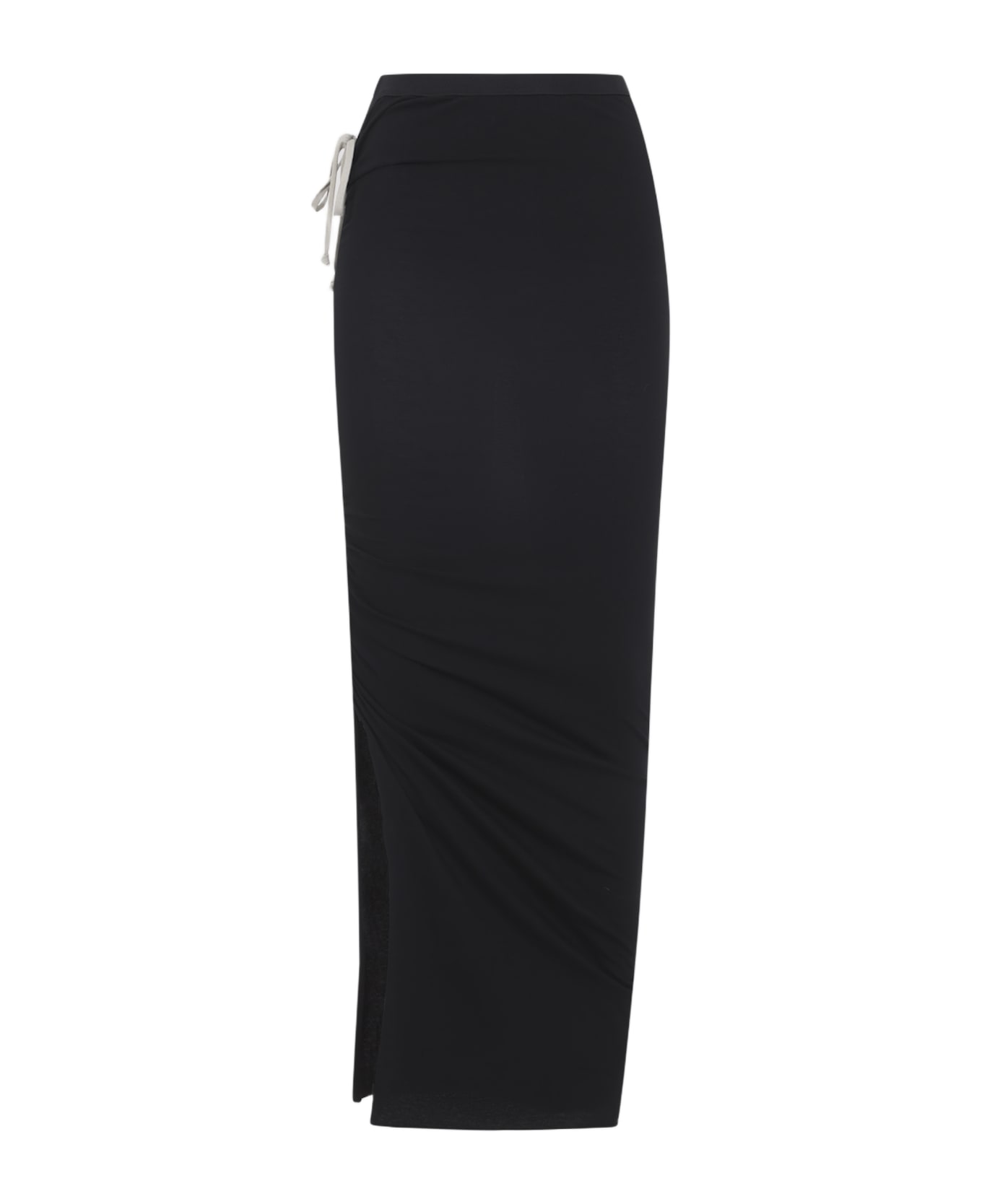 Rick Owens Edfu Knee Midi Skirt - Black