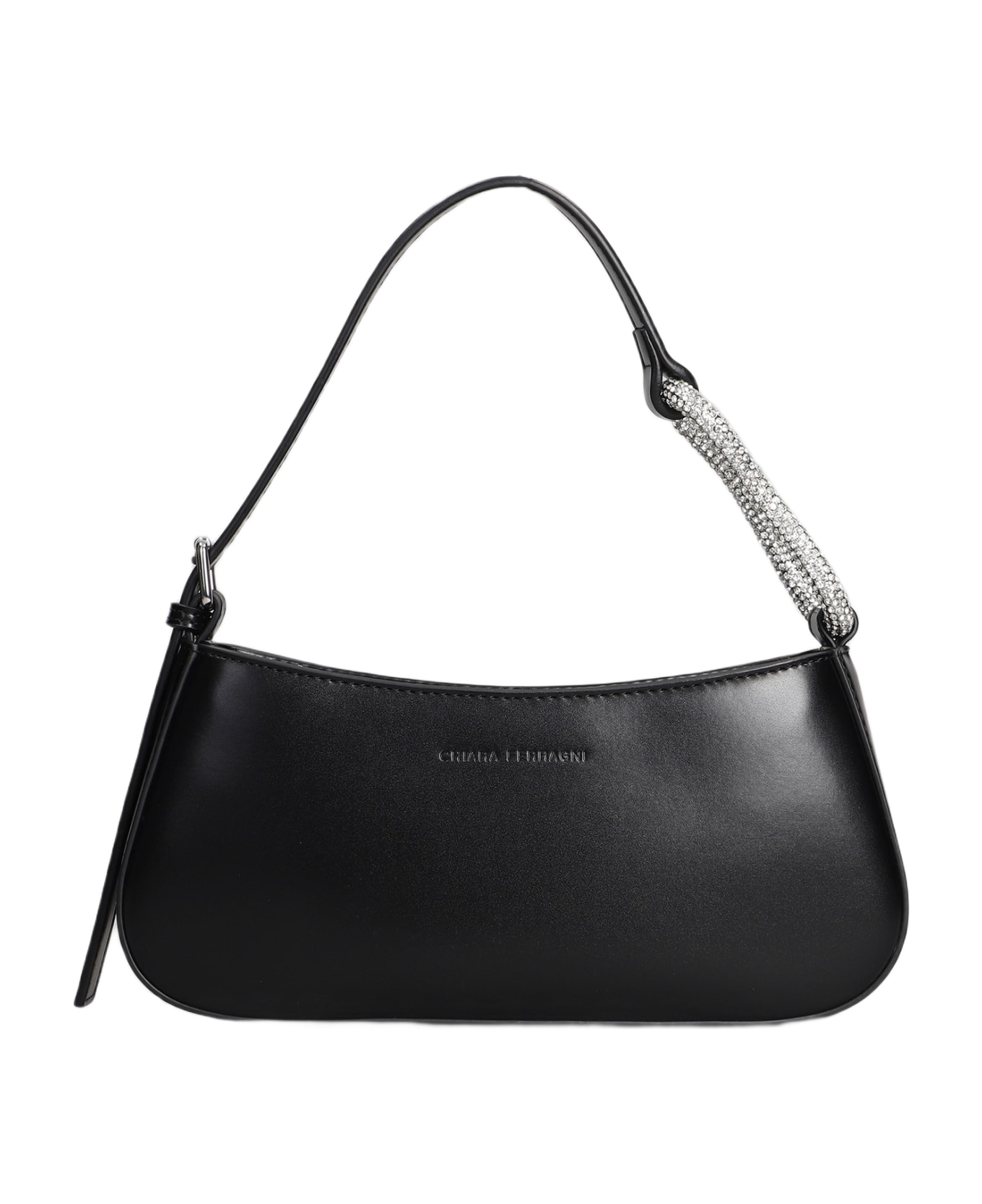 Chiara Ferragni Shoulder Bag In Black Faux Leather - black
