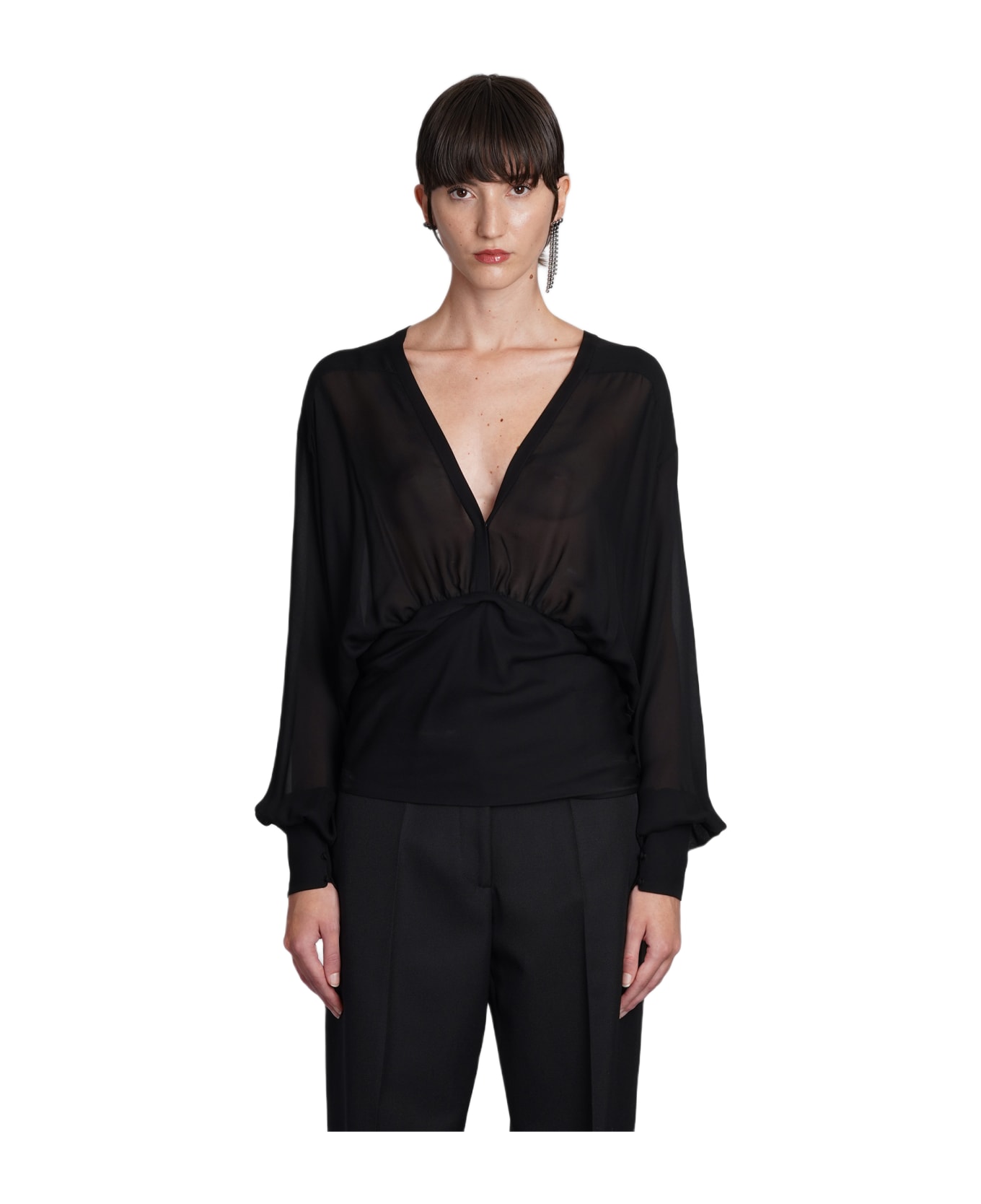 Rev Knitwear In Black Viscose - black