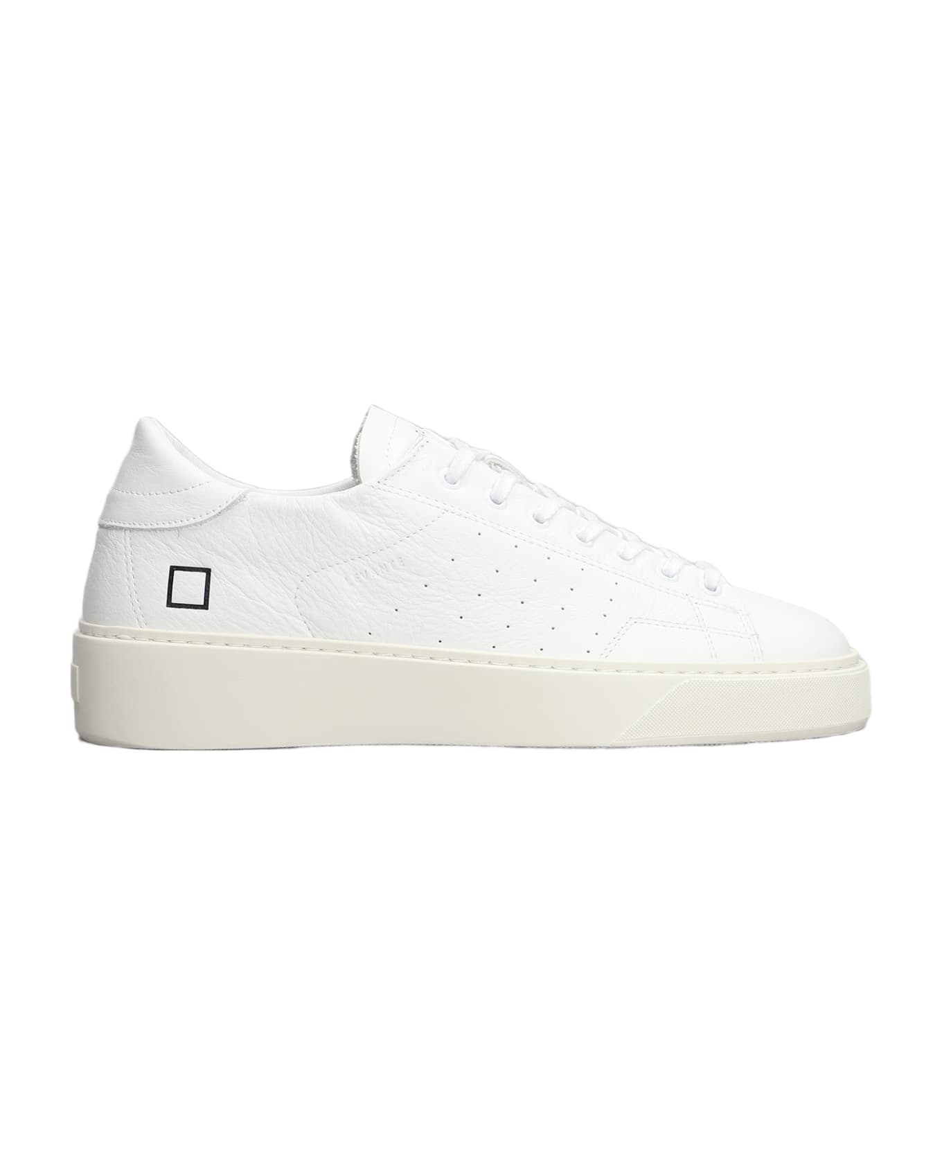D.A.T.E. Levante Sneakers In White Leather - white