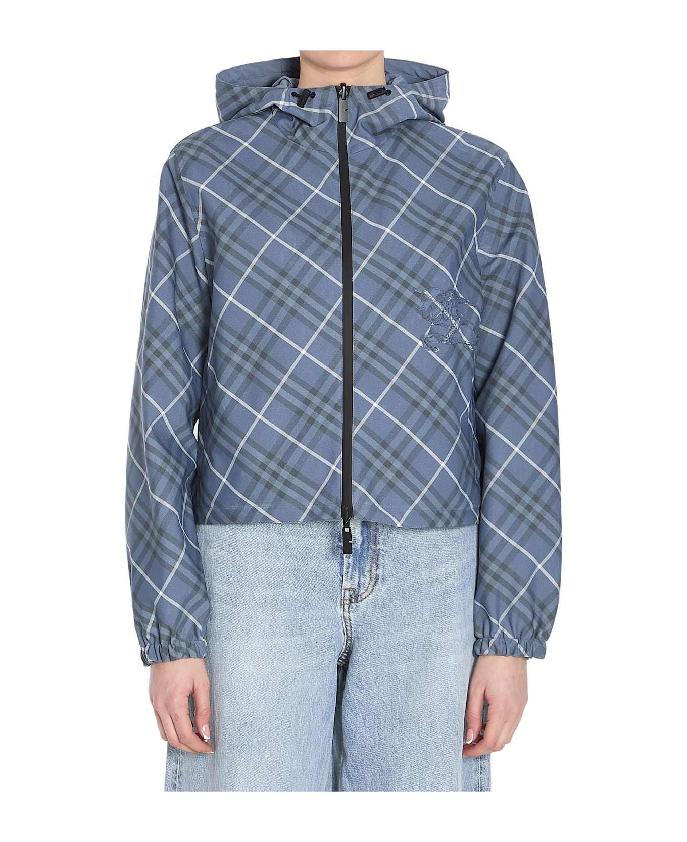 Burberry Reversible Check Jacket - PEWTER IP CHECK