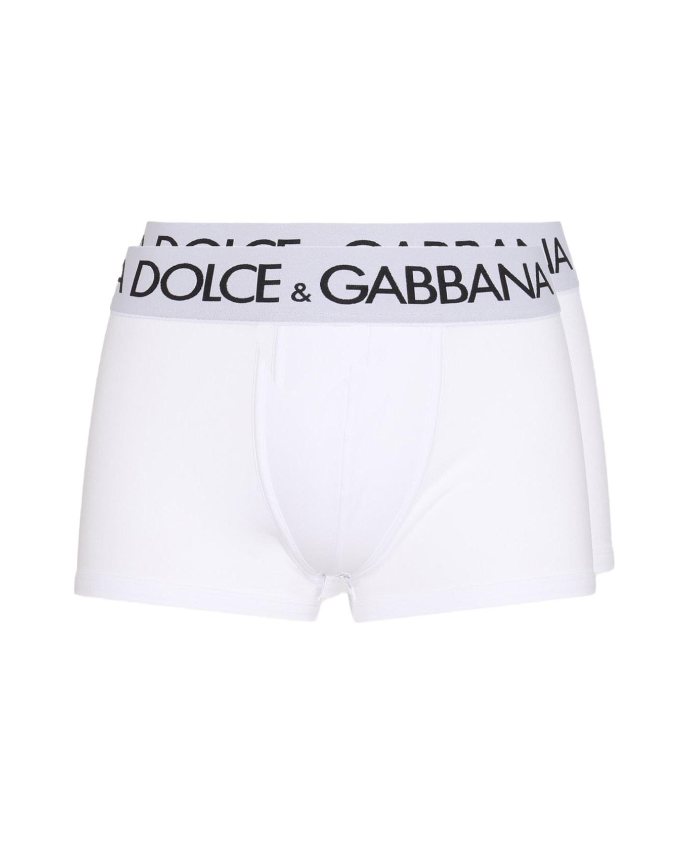 Dolce 
Gabbana White Cotton Boxers - White