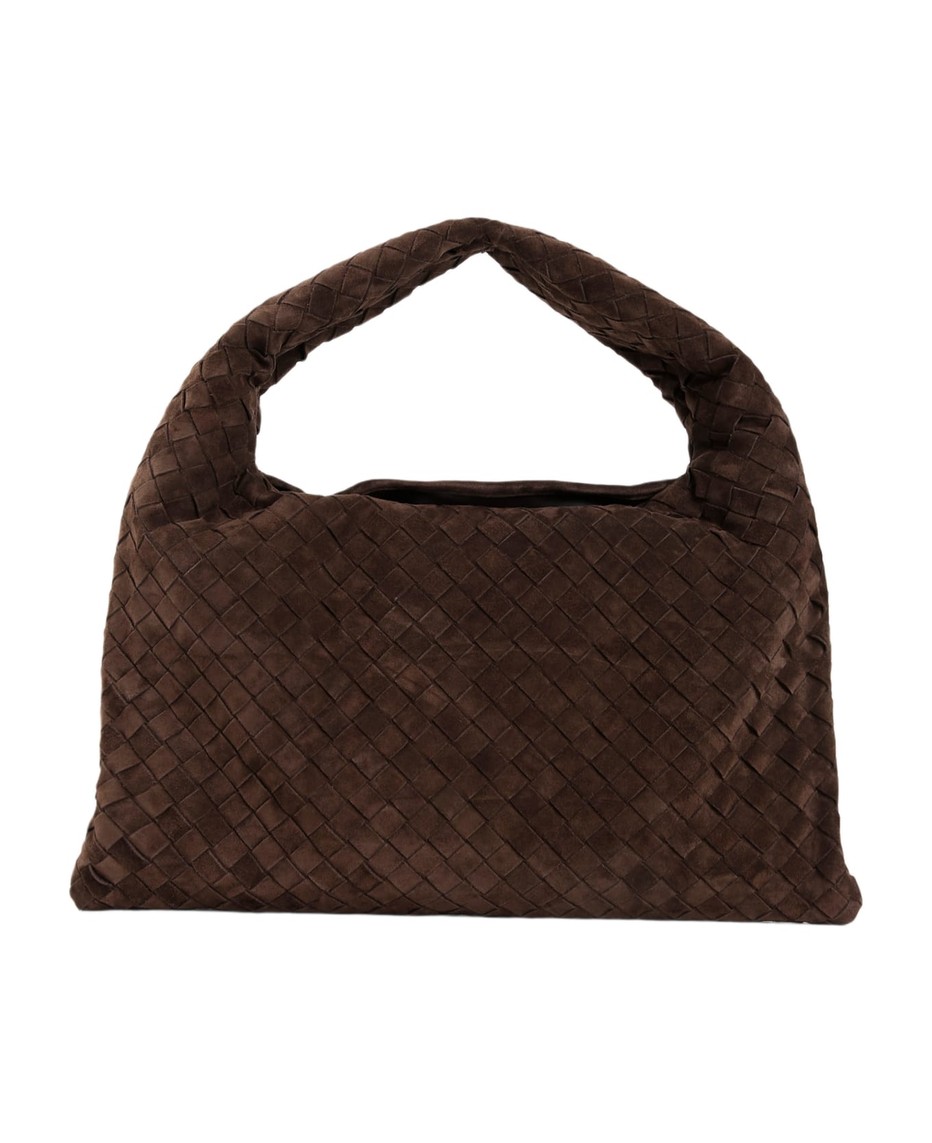 Bottega Veneta Small Hop Hobo Suede Shoulder Bag - Fondant Brass