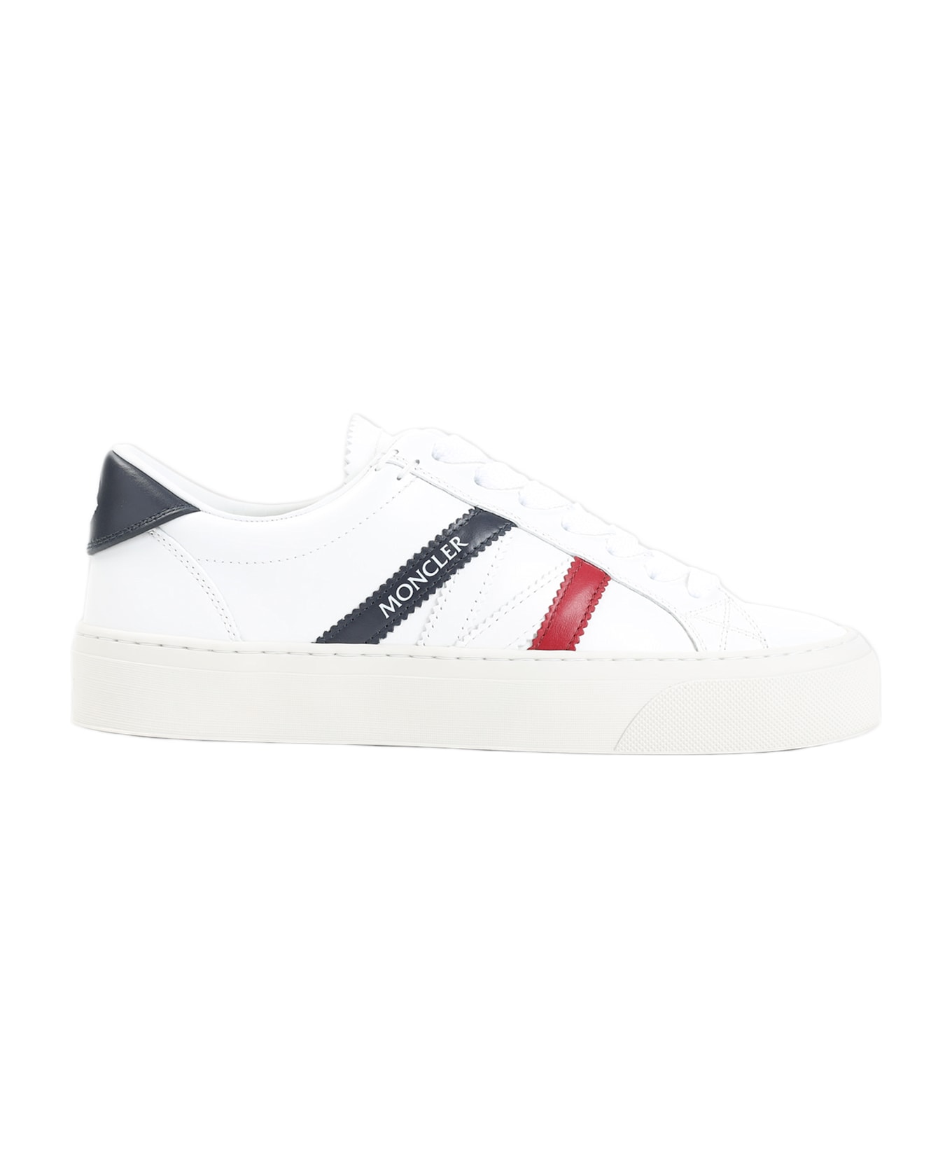 Moncler Monaco 2 Low Top Sneakers - White