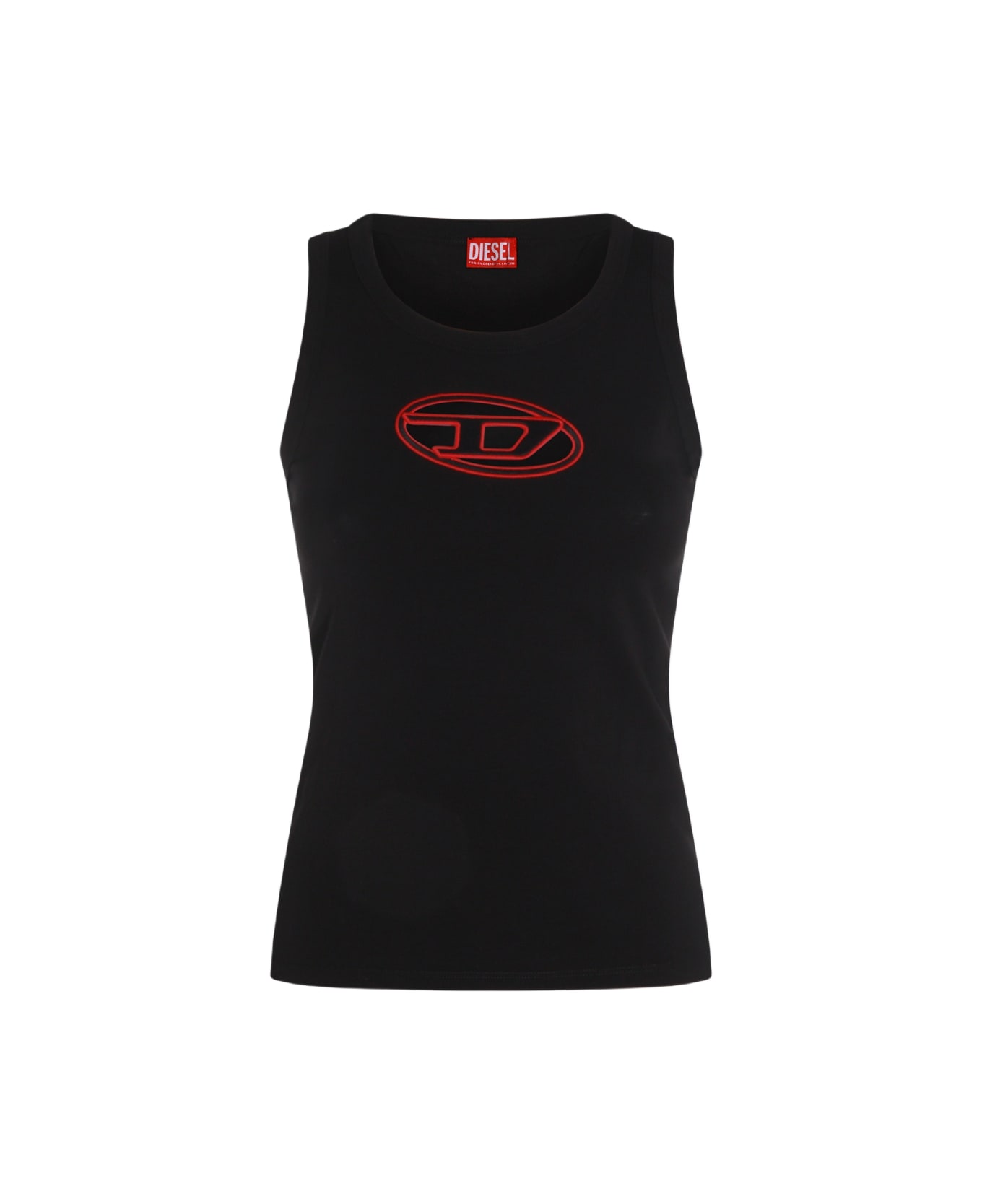 Diesel Black Cotton Top - Black