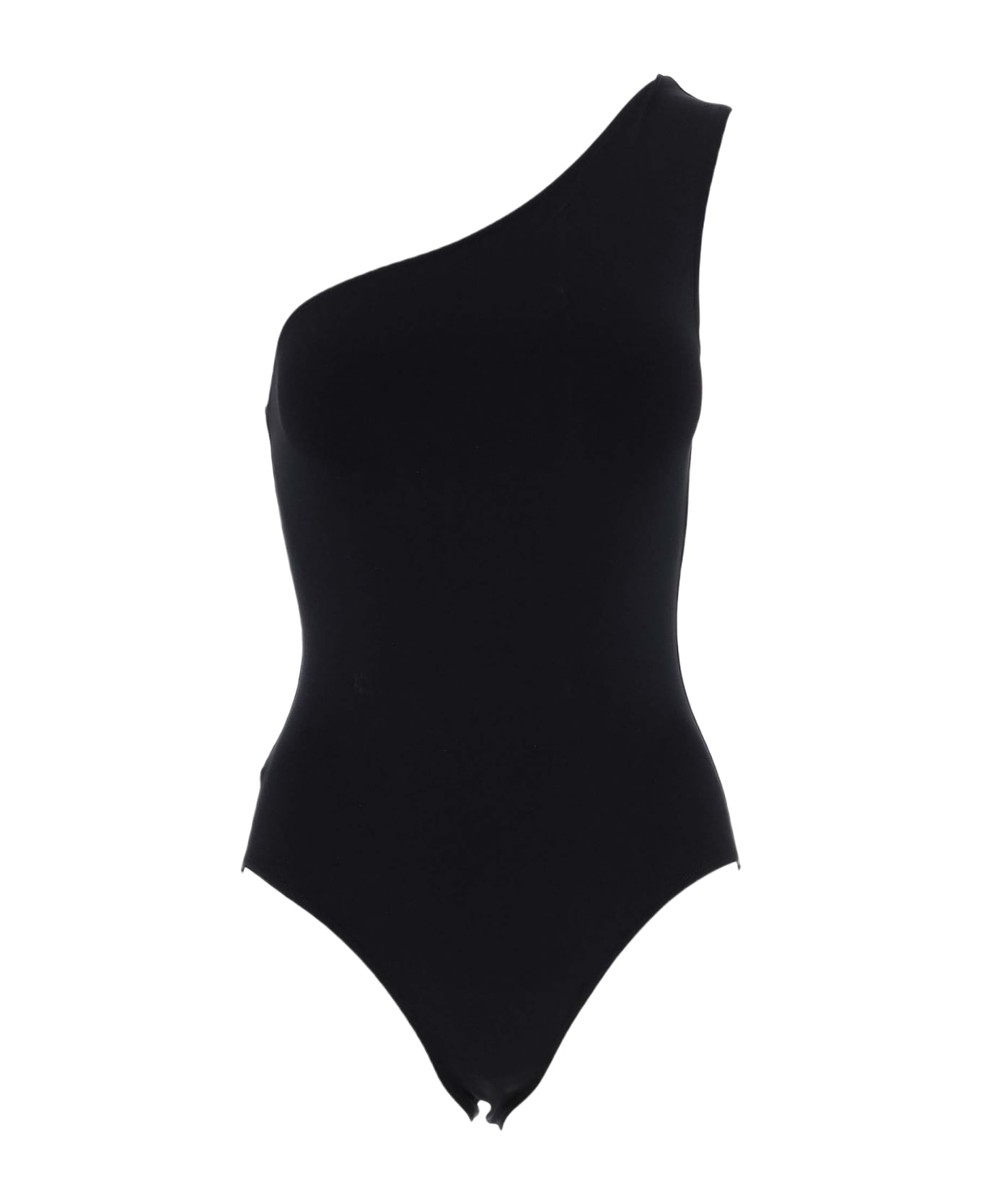 Eres One-piece One-shoulder Swimsuit - Black 水着
