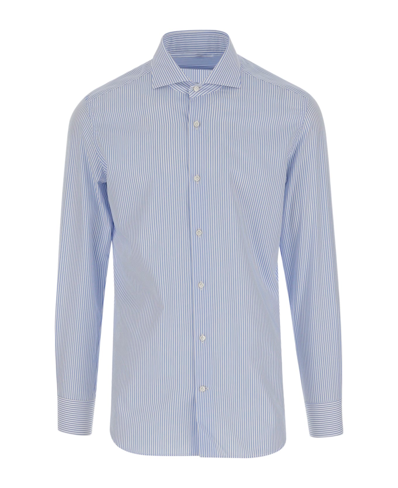 Brian Dales Classic Cotton Shirt - Light Blue