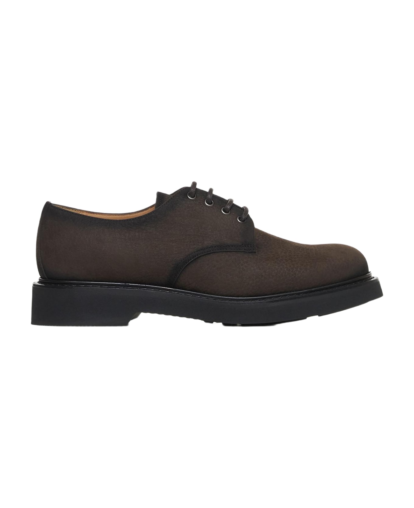 Church's Lymm Leather Derby Shoes - ebony