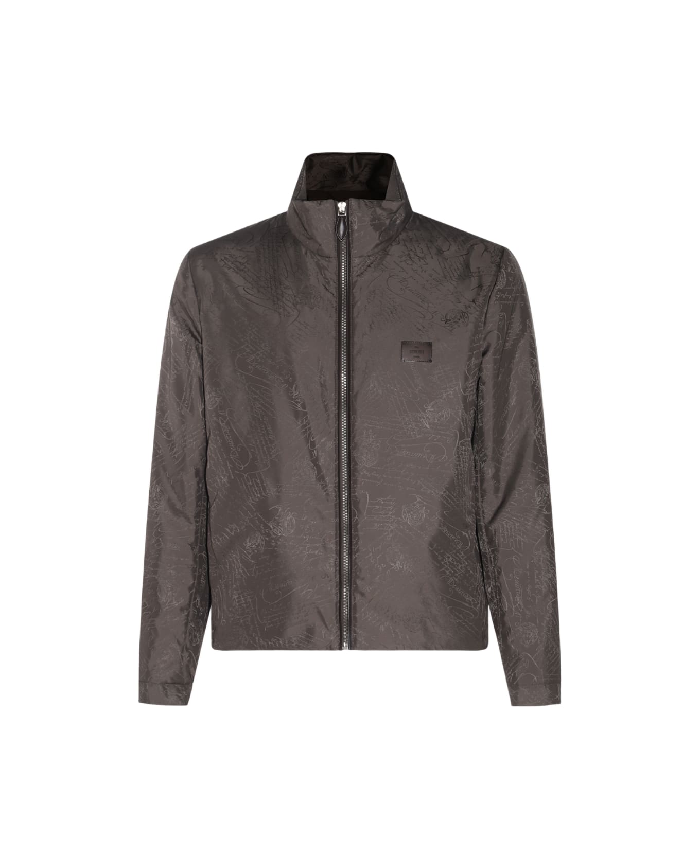Berluti Dark Grey Casual Jacket - SEPIA