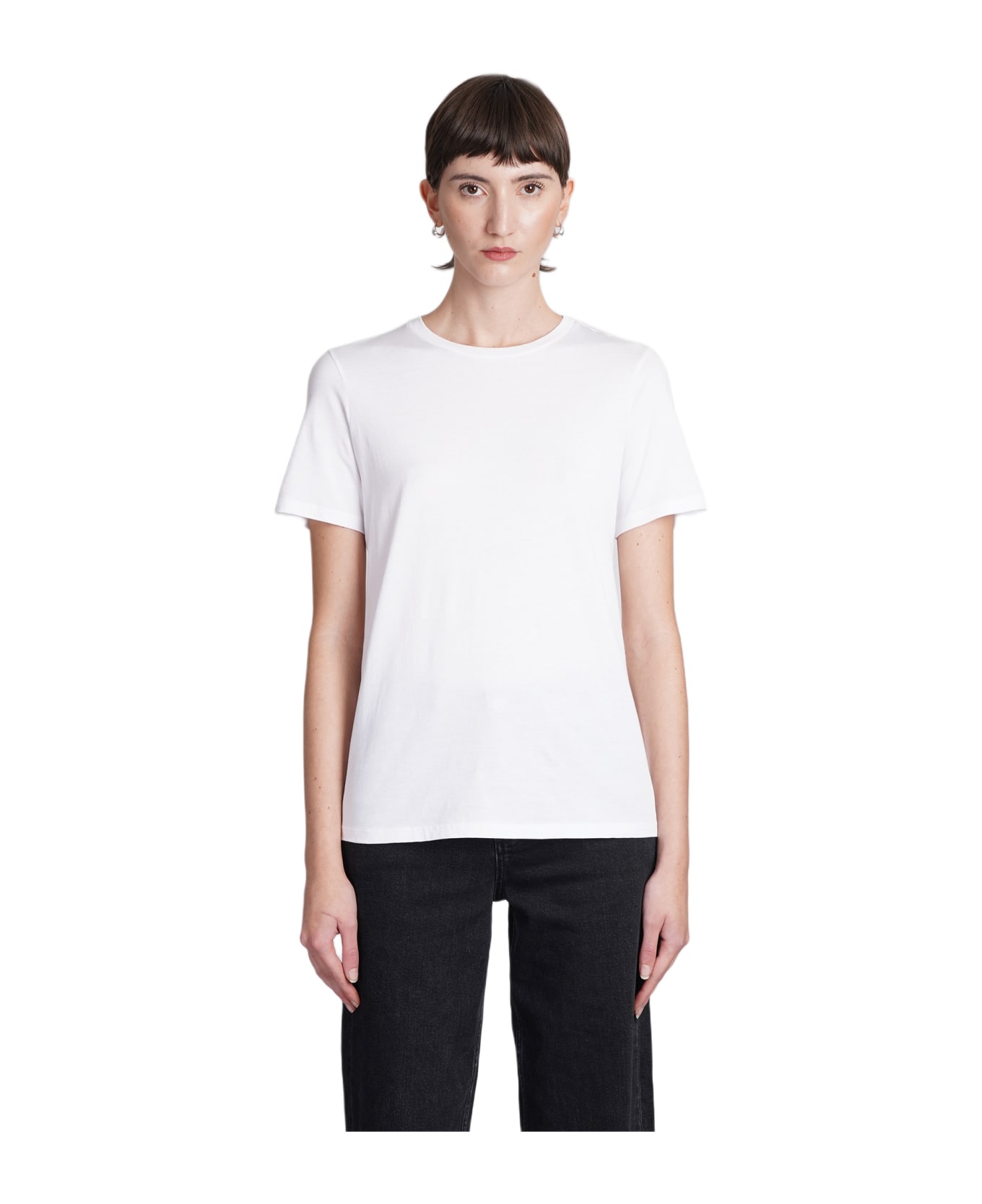 Theory T-shirt In White Cotton - white