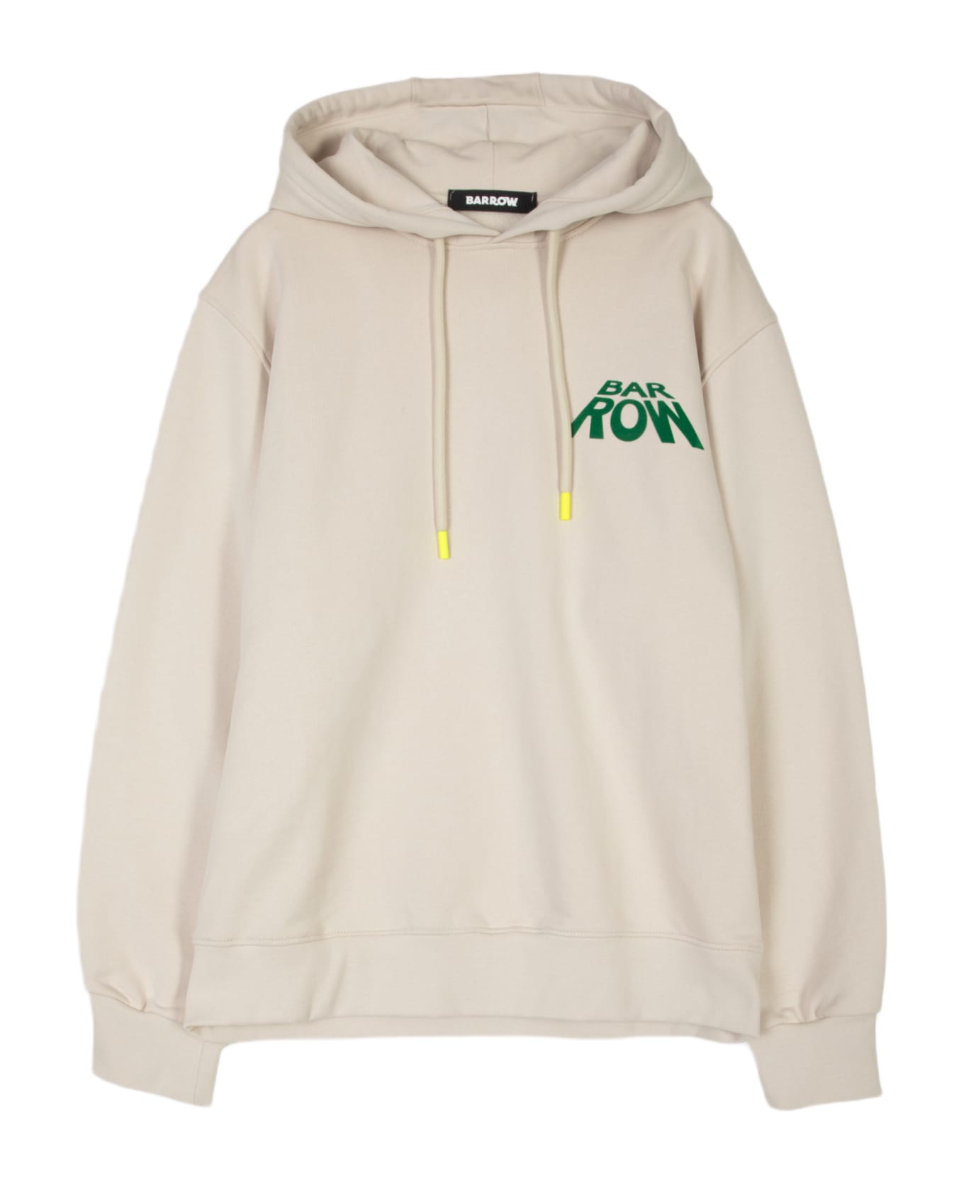 Barrow Hoodie Unisex Off White Hoodie With Chest Logo And Back Graphic Print フリース