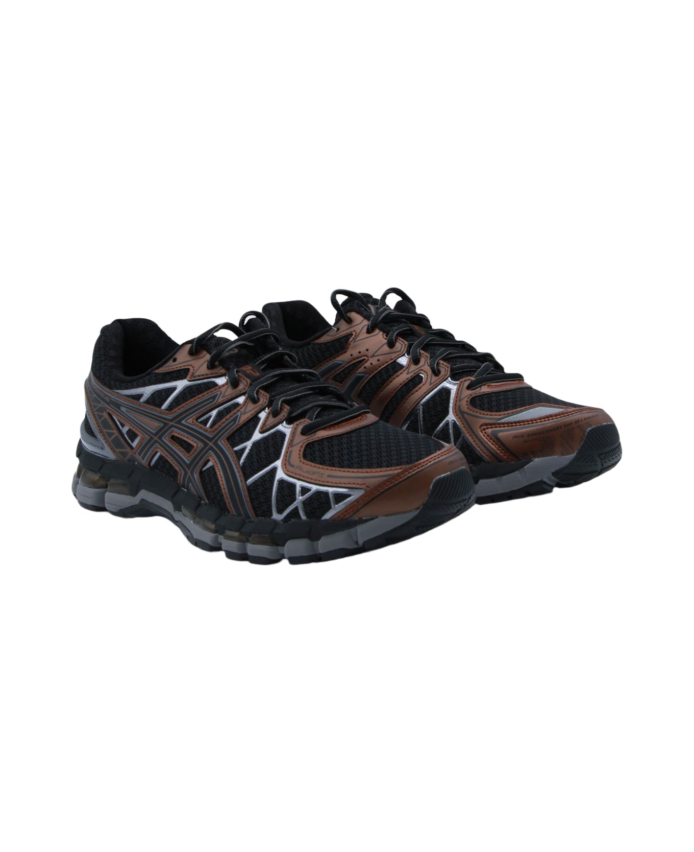 Asics Brown And Black Gel-kayano 20 Sneakers - BLACK/REDDISH BROWN
