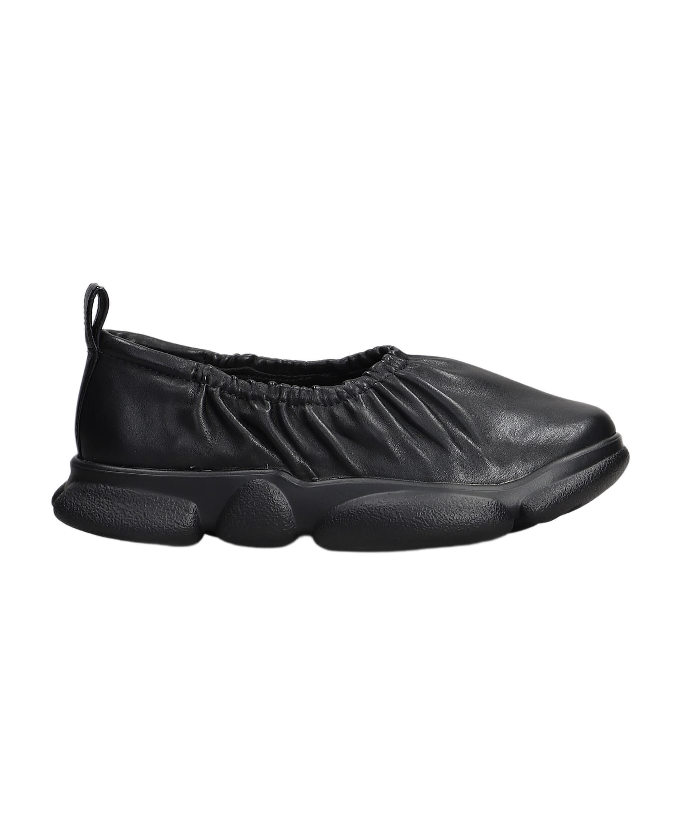 Camper Karst Sneakers In Black Leather - black