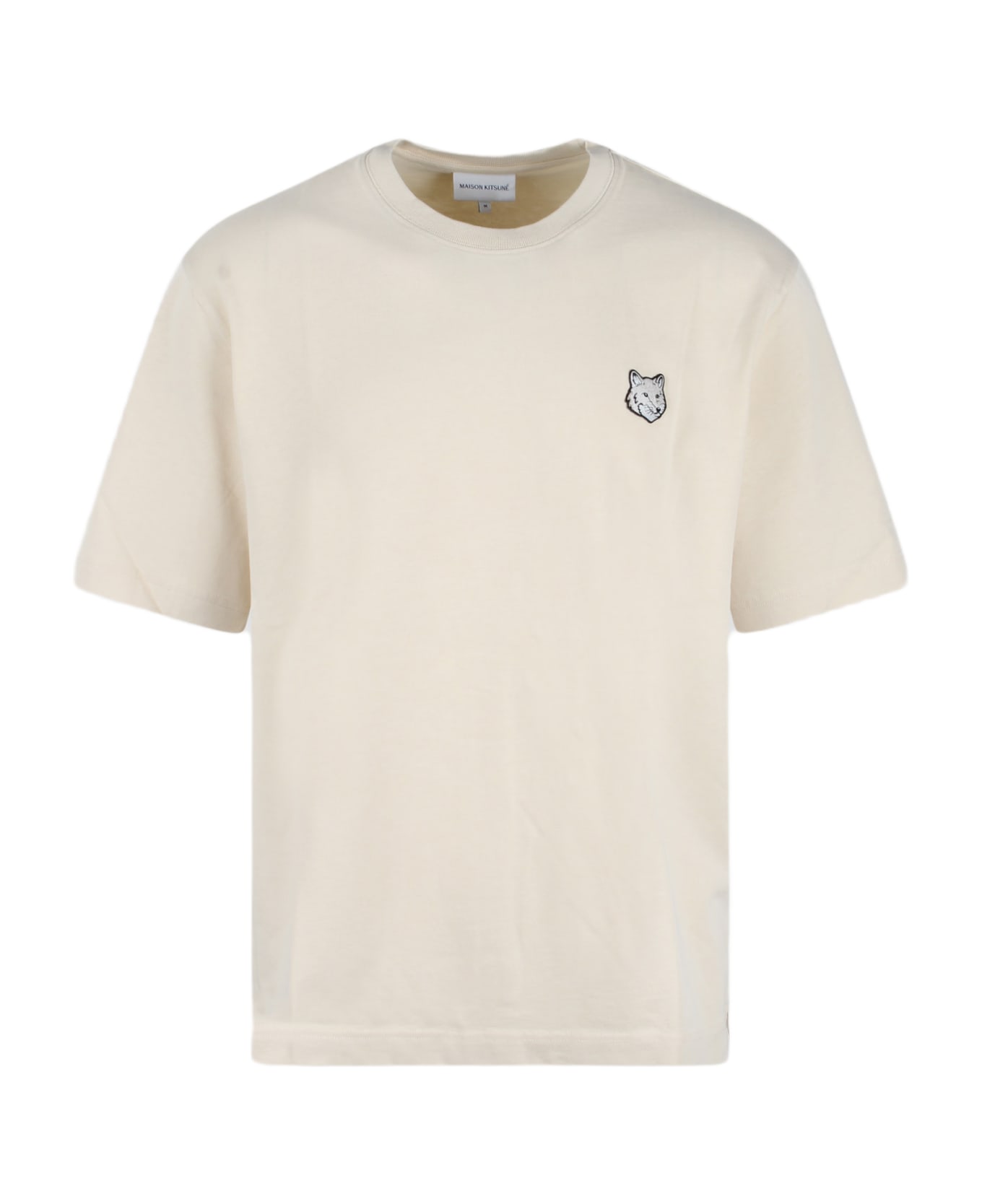 Maison Kitsuné Bold Fox Head Patch T-shirt - White シャツ