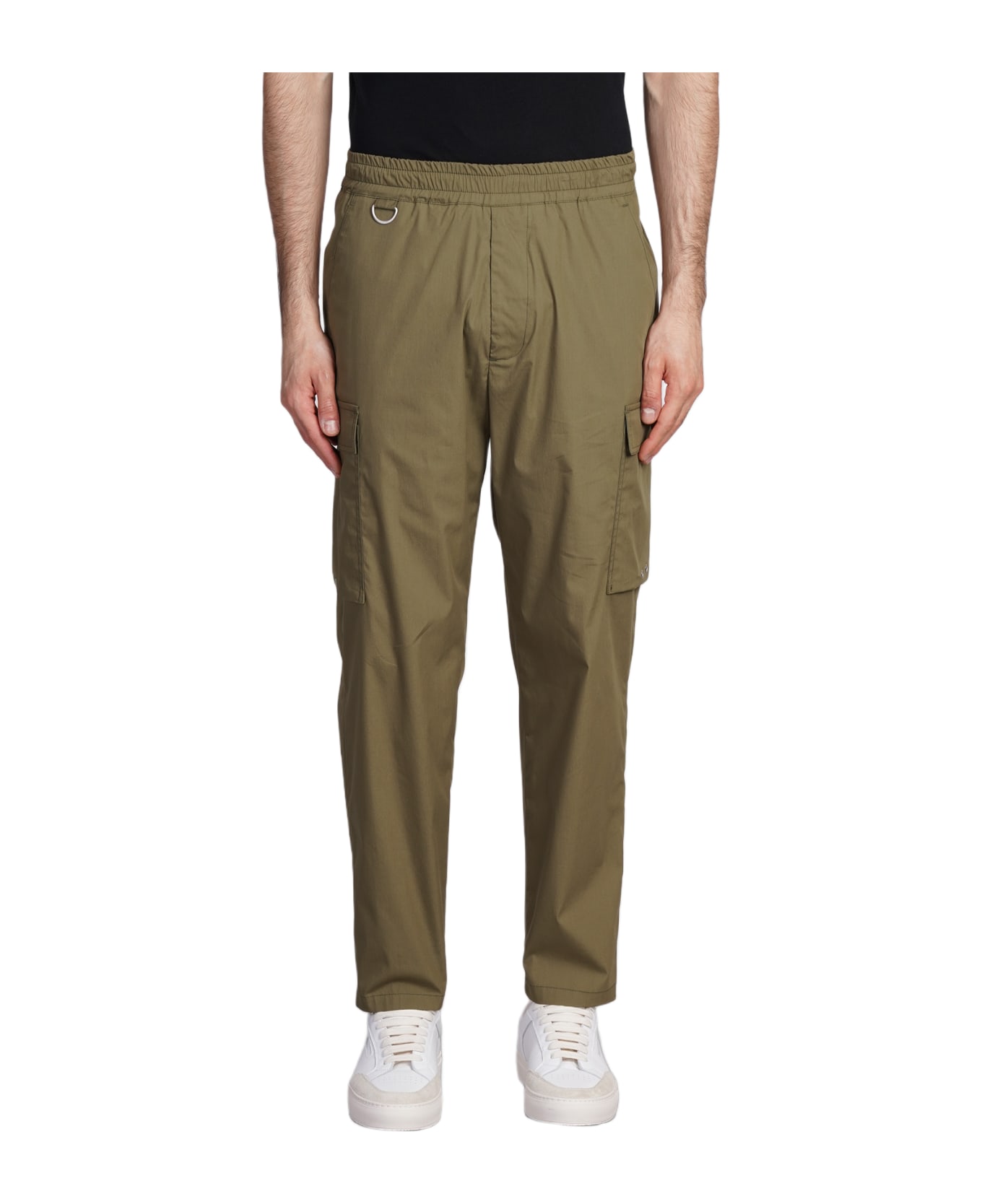 Low Brand Combo Pants In Green Cotton - green