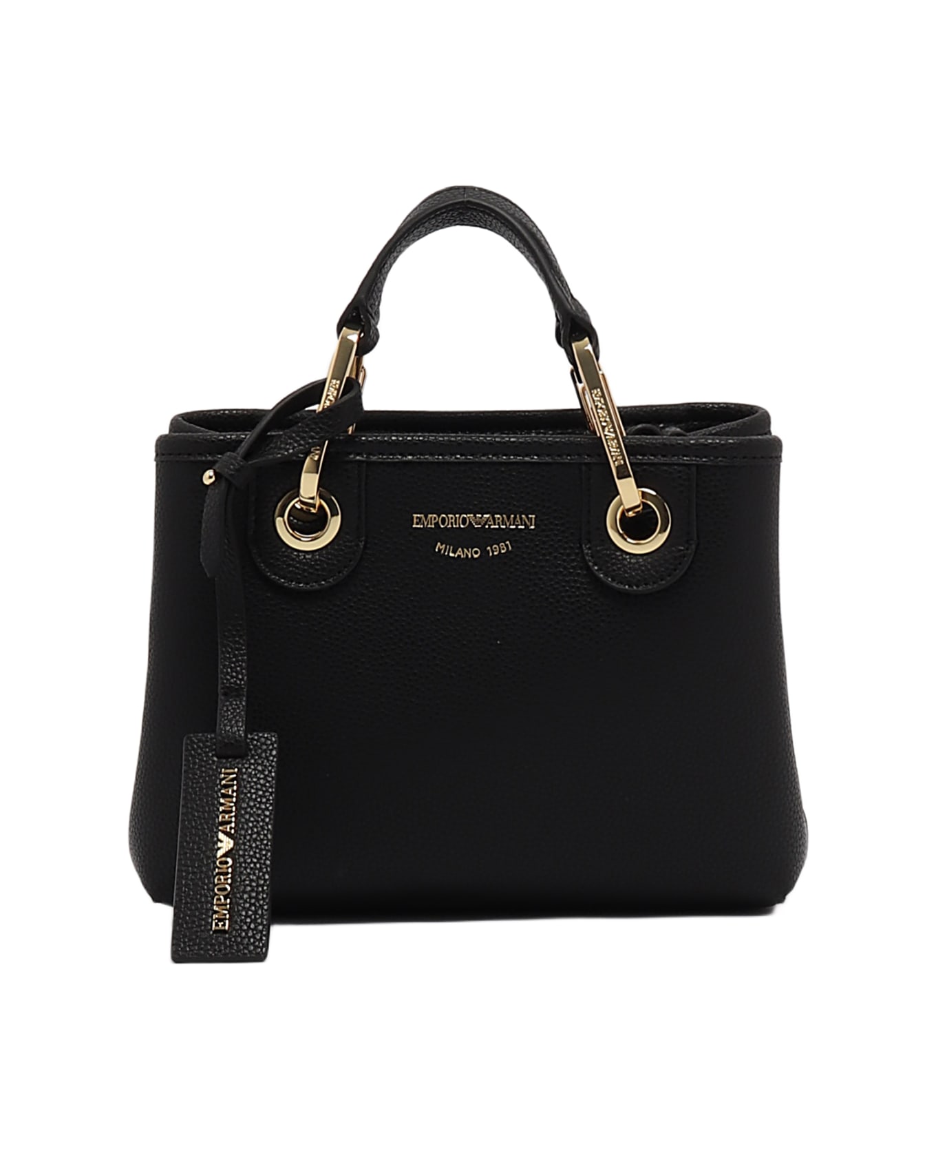 Emporio Armani Pvc Shopping Bag - NERO-SILVER