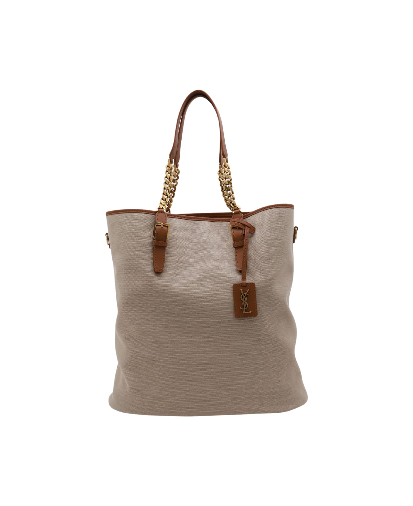 Saint Laurent Beige Cotton - Desert Dust/brick