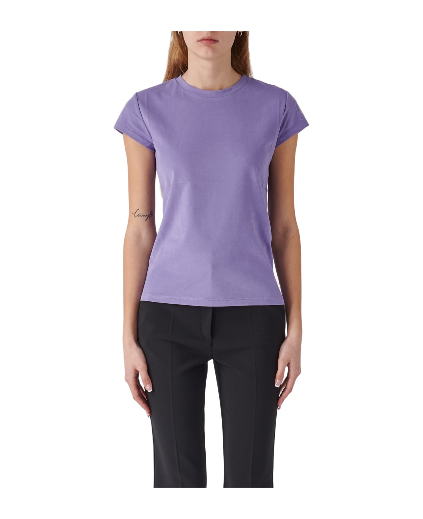 Elisabetta Franchi Cotton T-shirt - IRIS Tシャツ