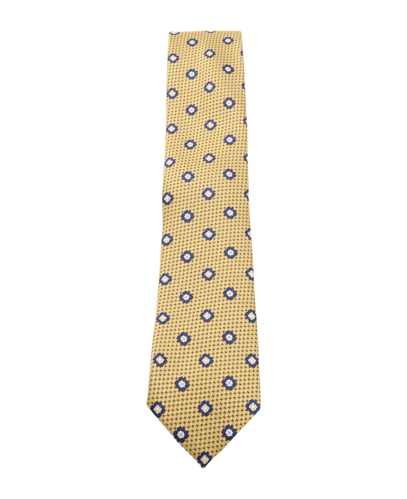 Zegna Yellow Silk Tie - Yellow