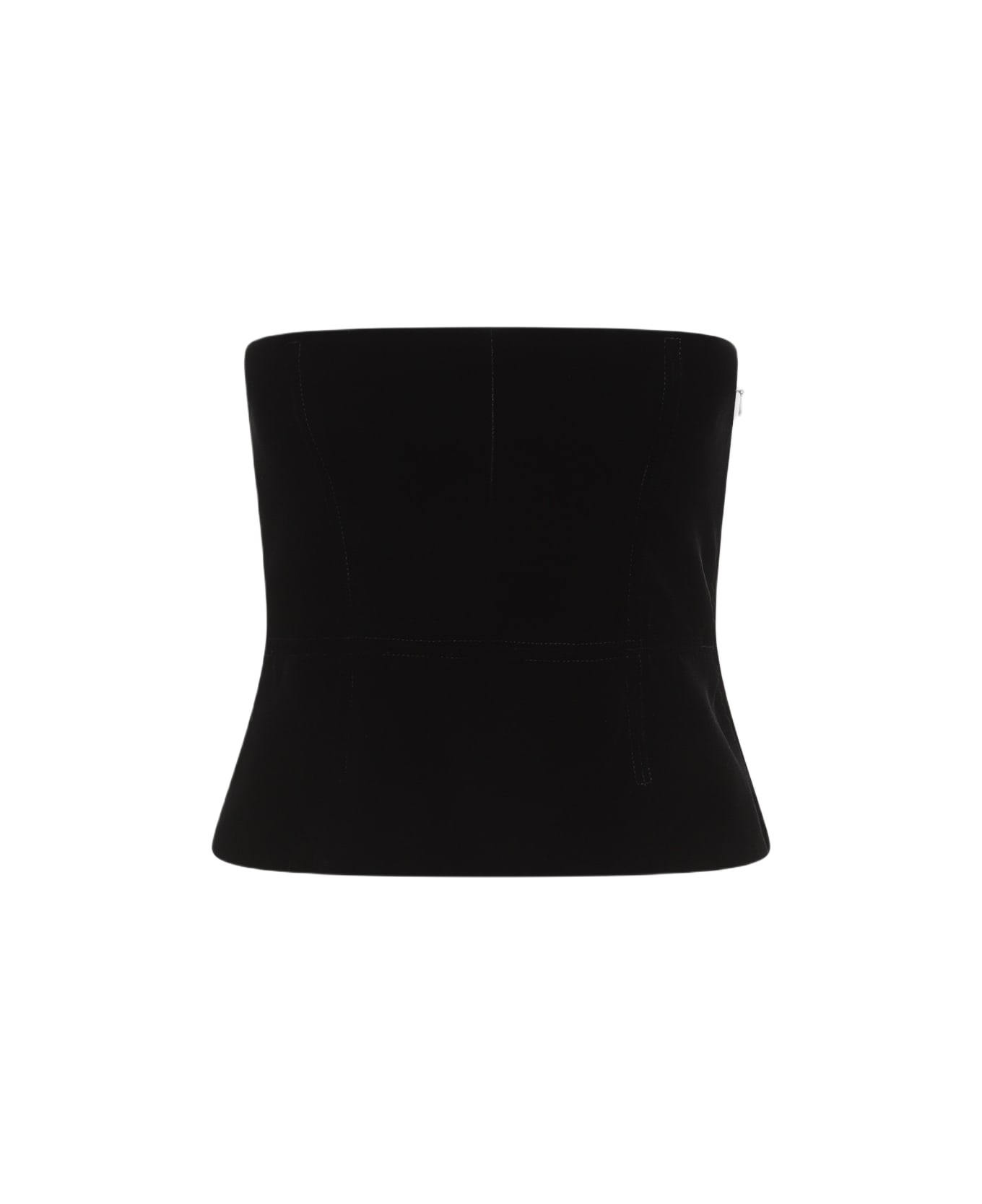 Tom Ford Viscose Velvet Corset - Black