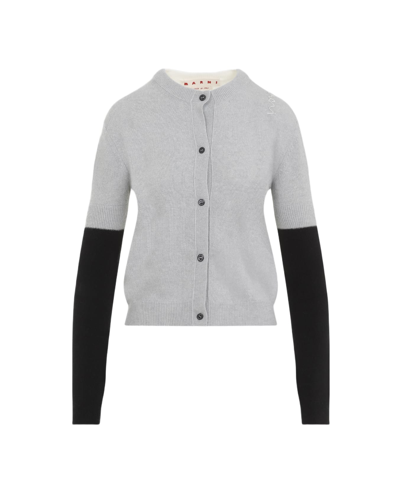 Marni Virgin Wool Cardigan - Sodium