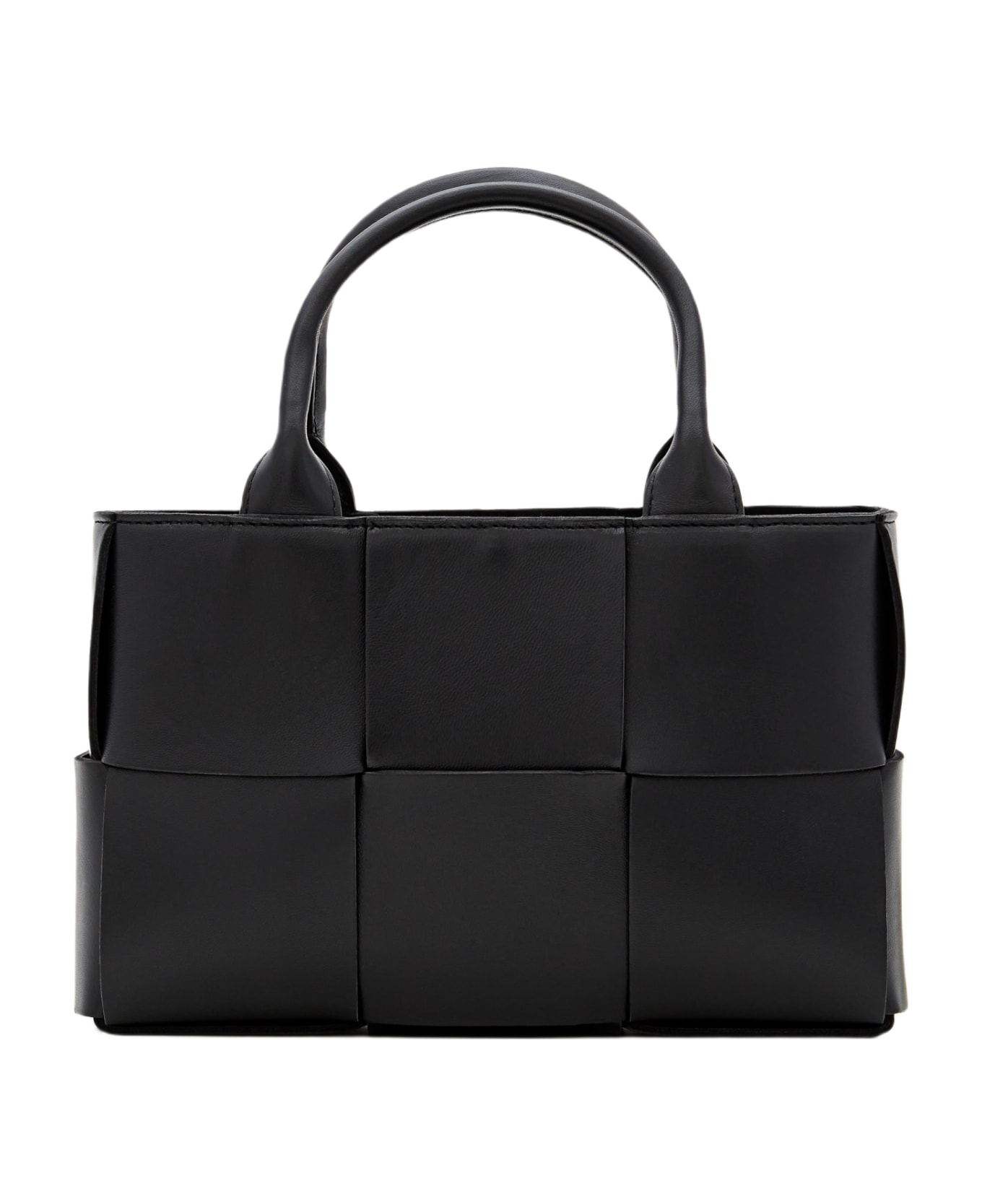 Bottega Veneta Arco Leather Tote Bag - Black