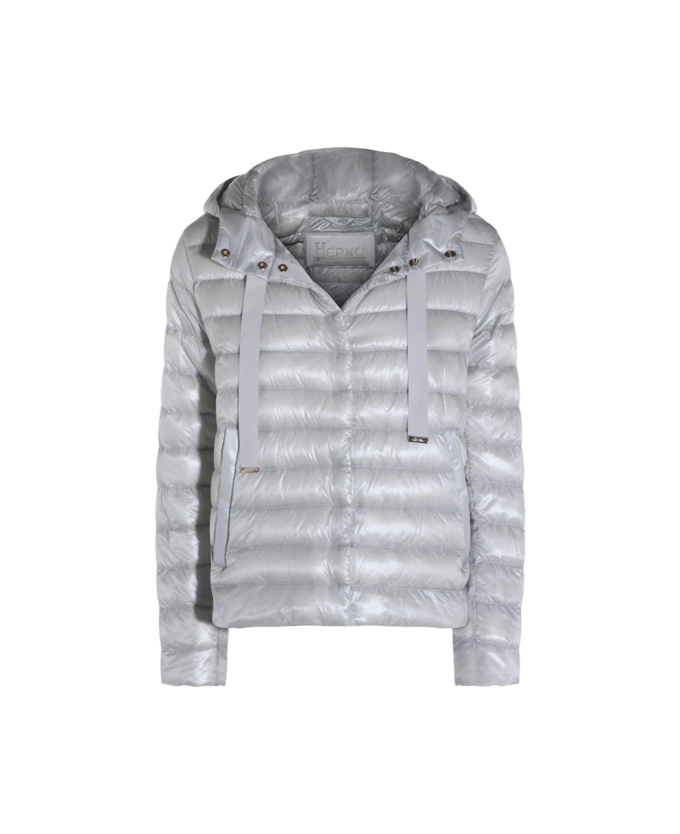 Herno Light Grey Down Jacket - White