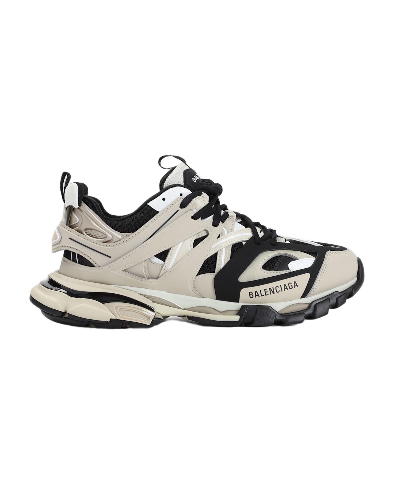 Balenciaga Multicolor Track Sneakers - Beige Black
