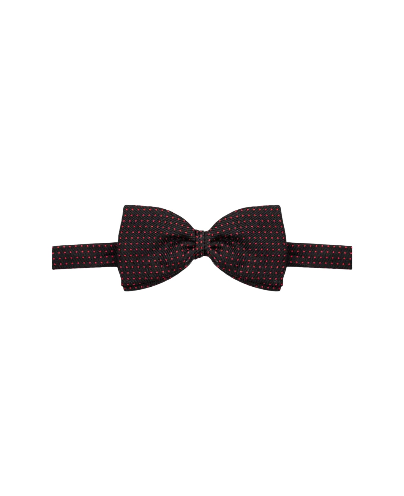 Larusmiani Bow Tie 'pois' Tie - Red ネクタイ