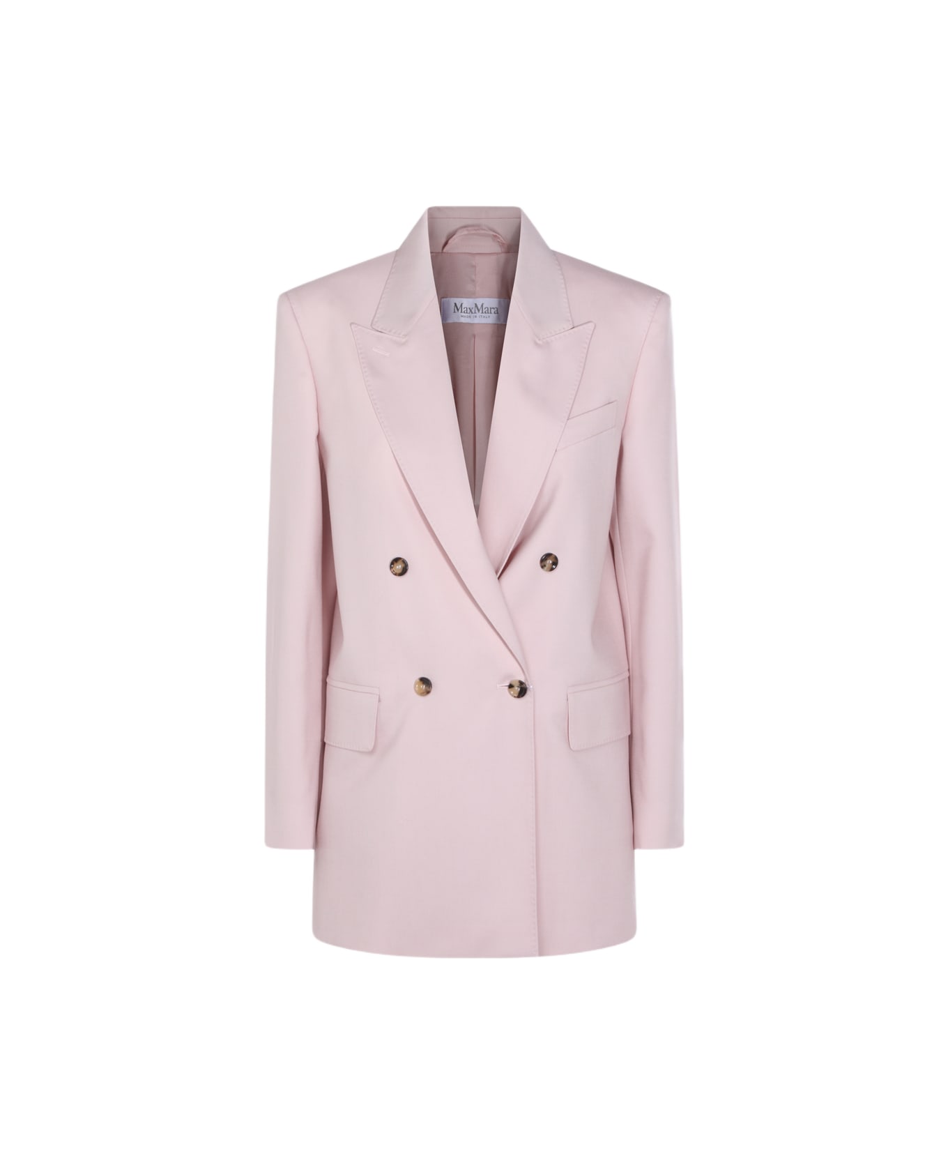 Max Mara Pink Wool Blend Blazer - BEIGE ROSA