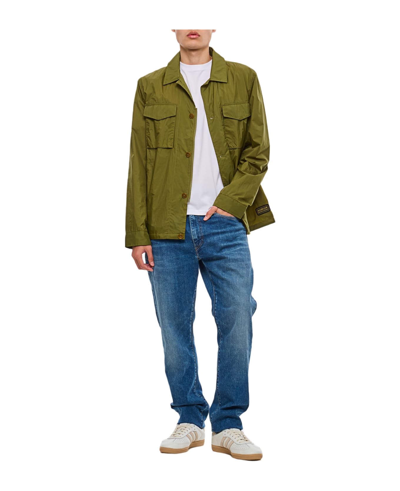 Barbour Neale Overshirt - Green ブレザー