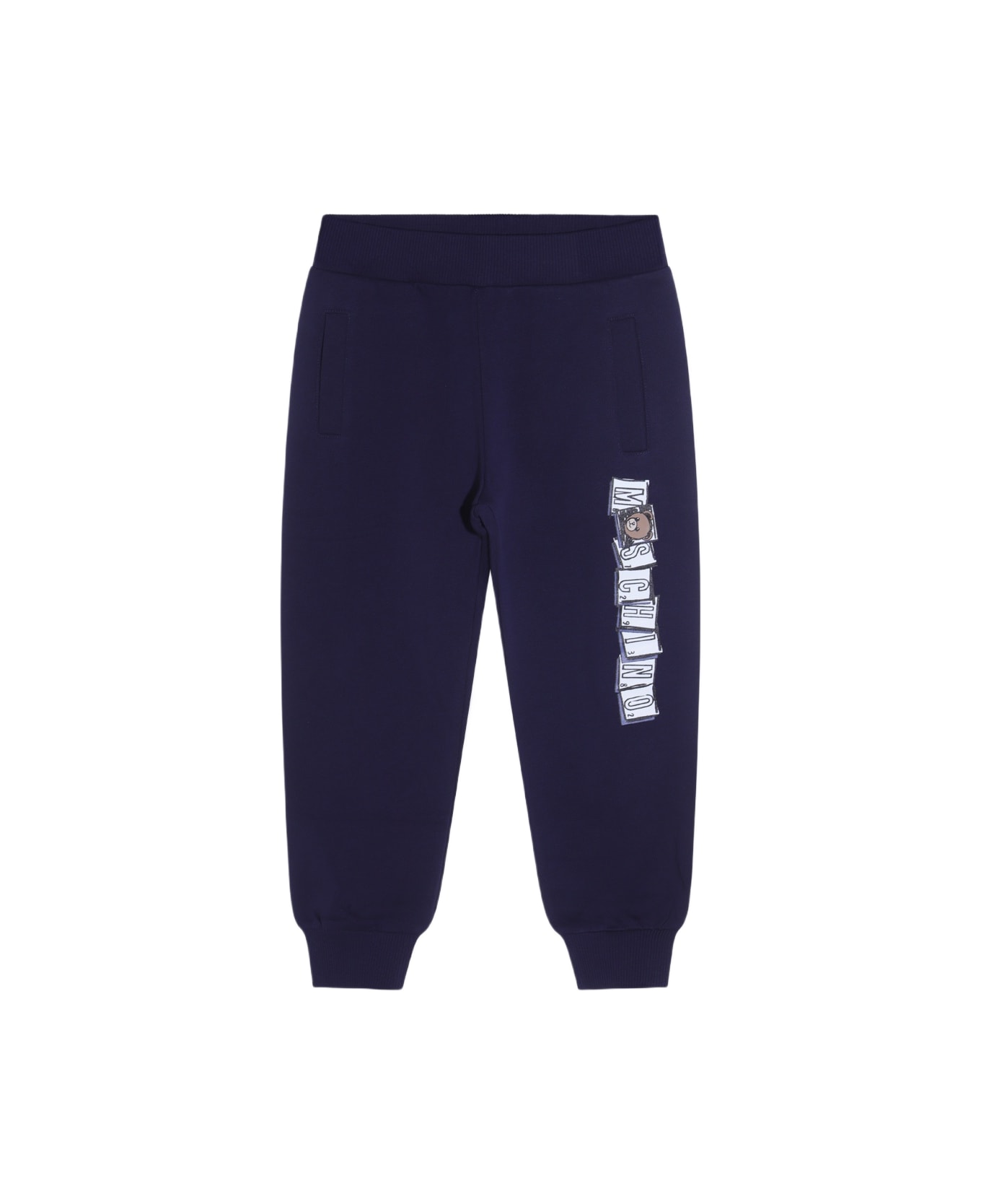Moschino Navy Cotton Jumpsuits - Blue