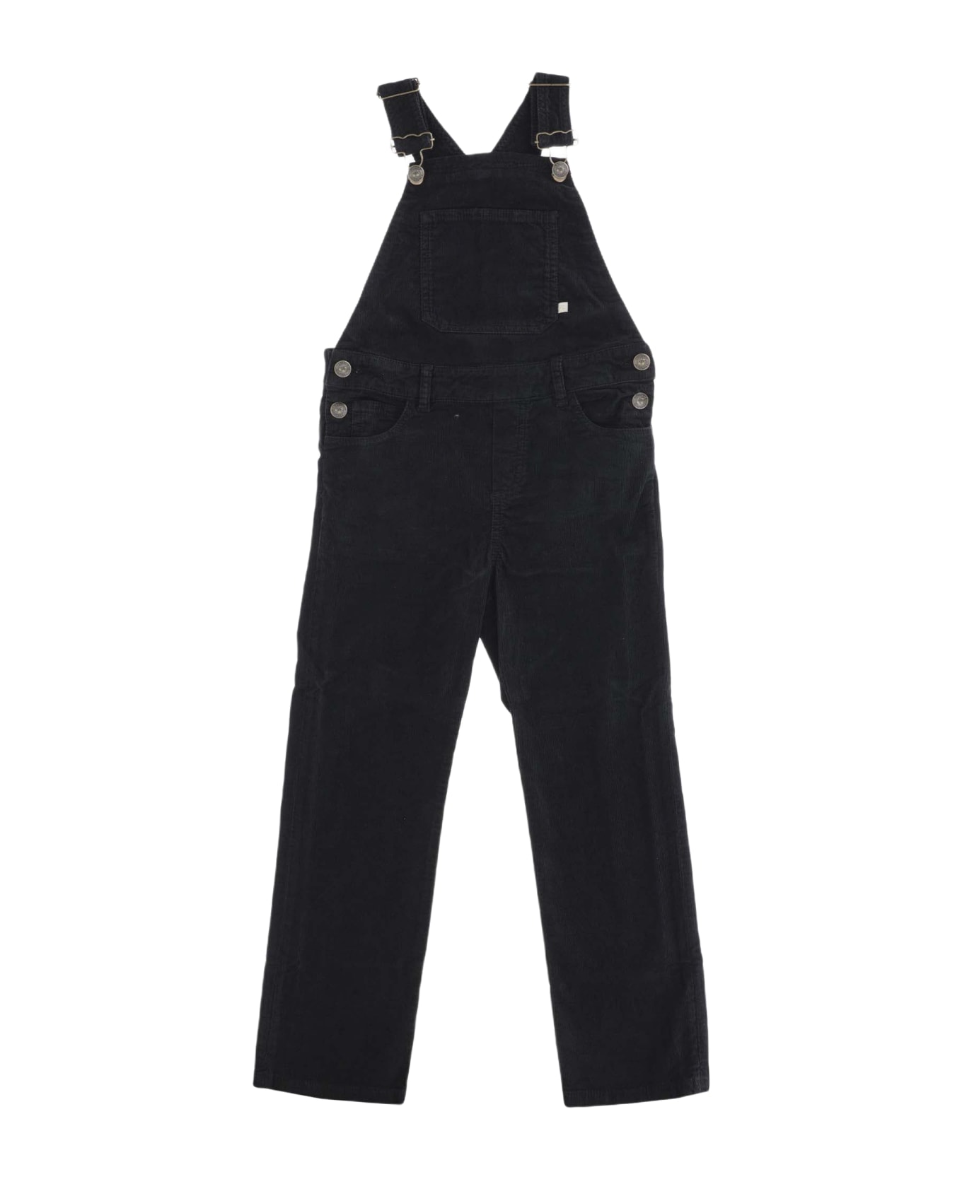 Bonpoint Stretch Cotton Dungarees - Black