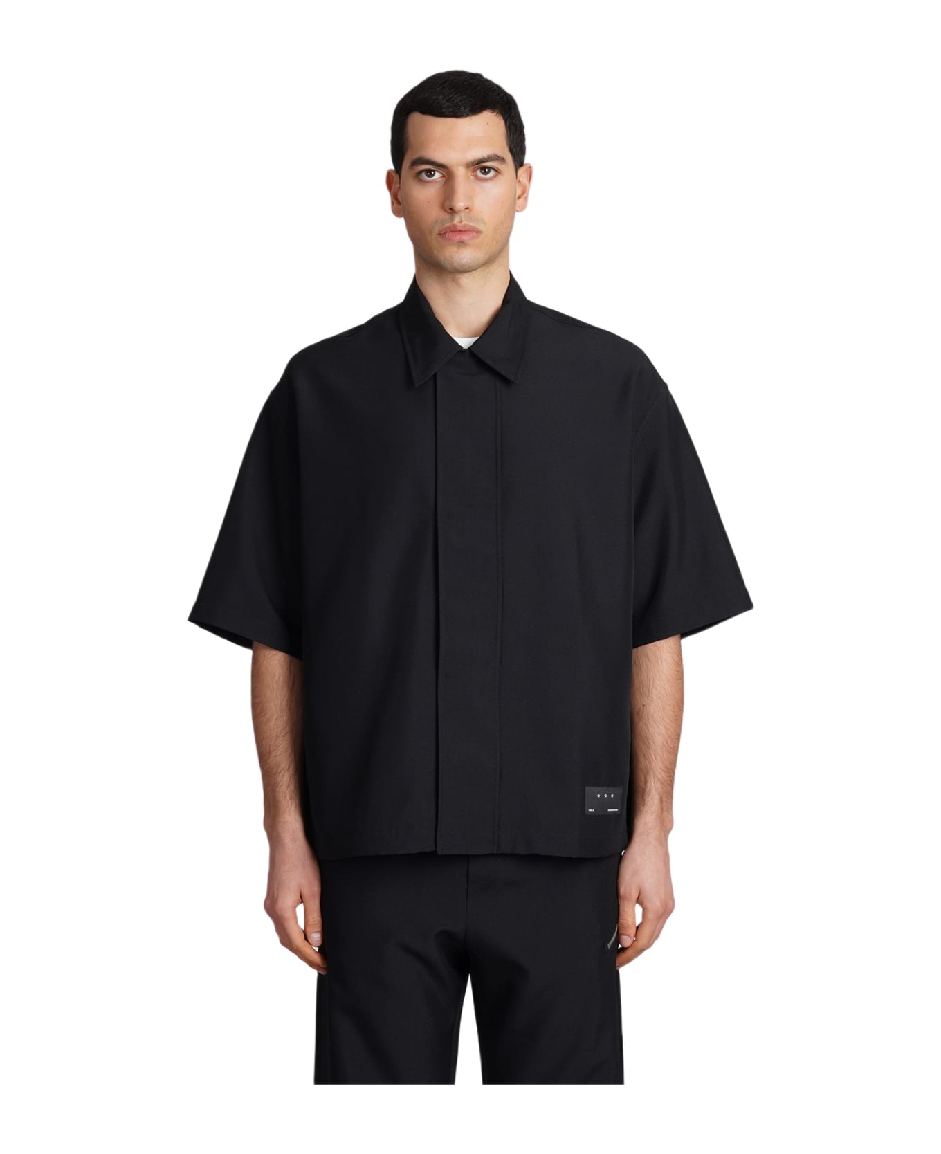 OAMC Sally Shirt In Black Polyester - Black