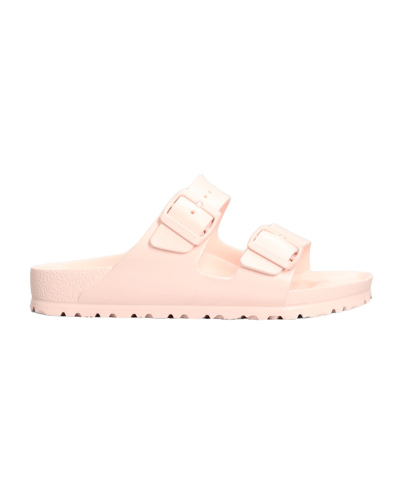 Birkenstock Arizona Eva Flats In Rose-pink Rubber/plasic - Rosa