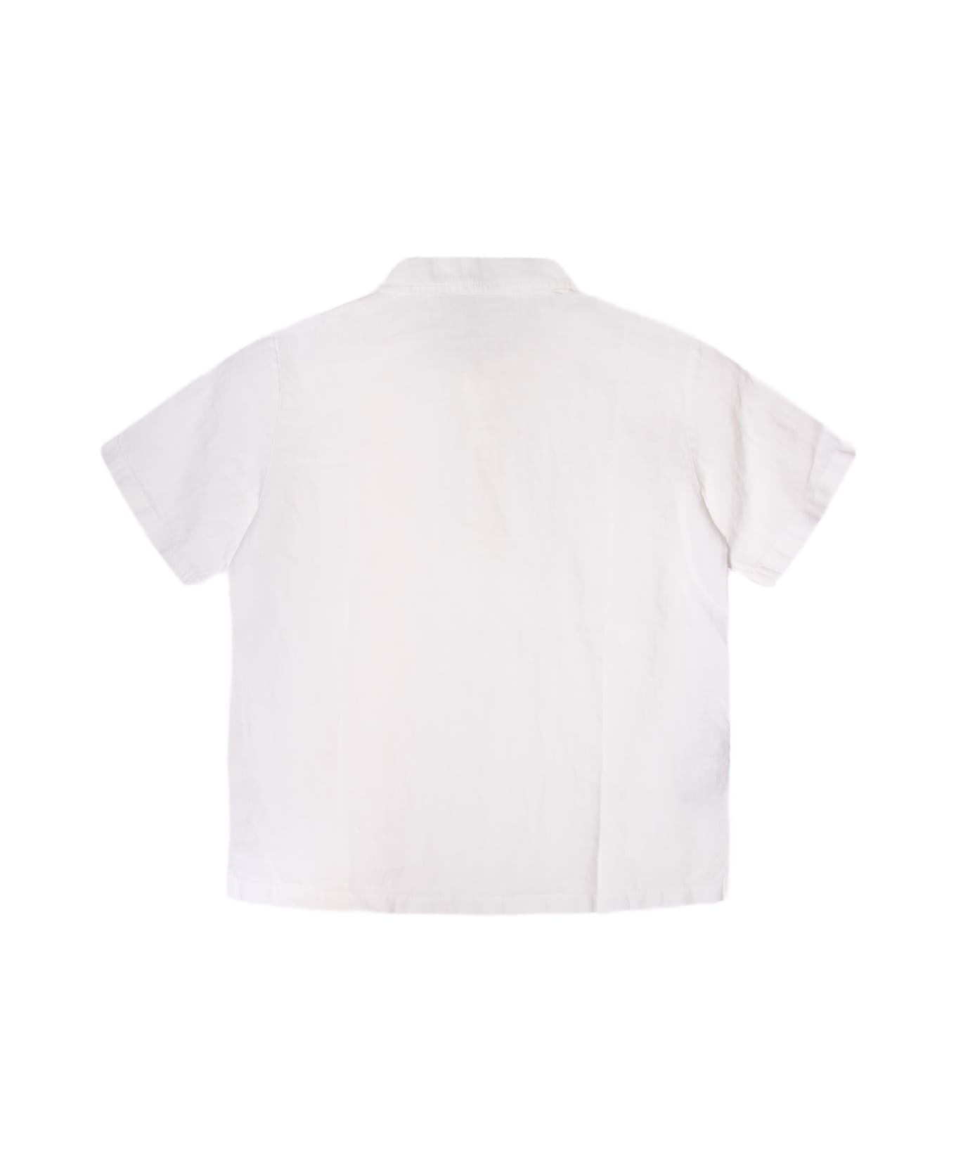 Il Gufo White Cotton Polo Shirt - White