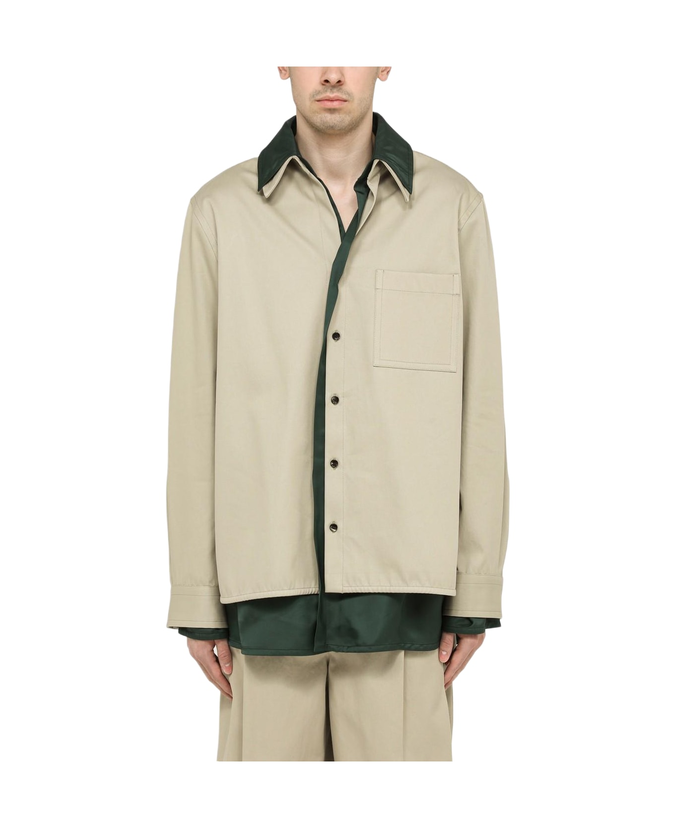 Bottega Veneta Double Tarvertine\/inkwell Shirt - MULTICOLOR