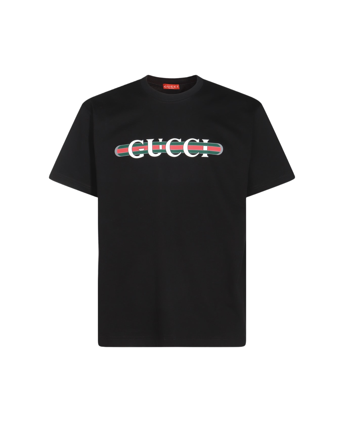 Gucci Black Cotton T-shirt - Black