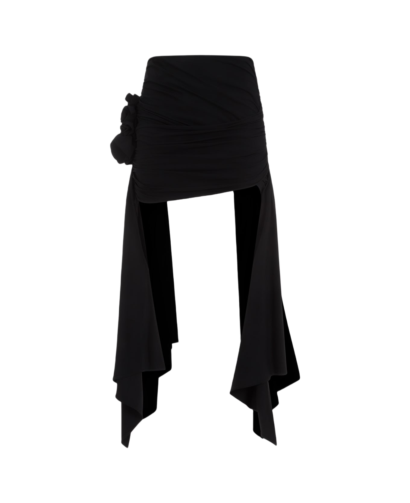 Magda Butrym Viscose Mini Skirt - Black