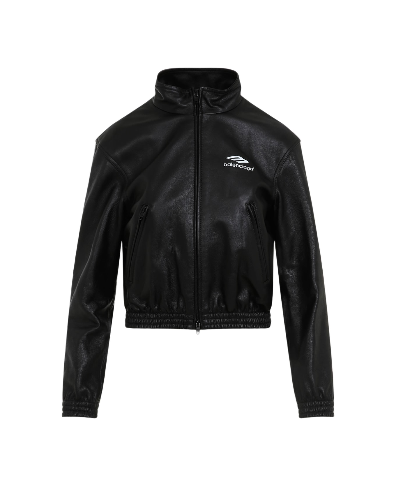 Balenciaga Fitted Tracksuit Jacket - Black