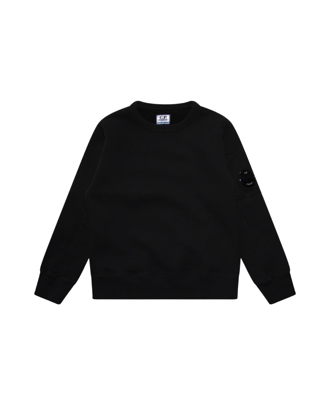 C.P. Company Black Cotton Sweatshirt - NERO/BLACK