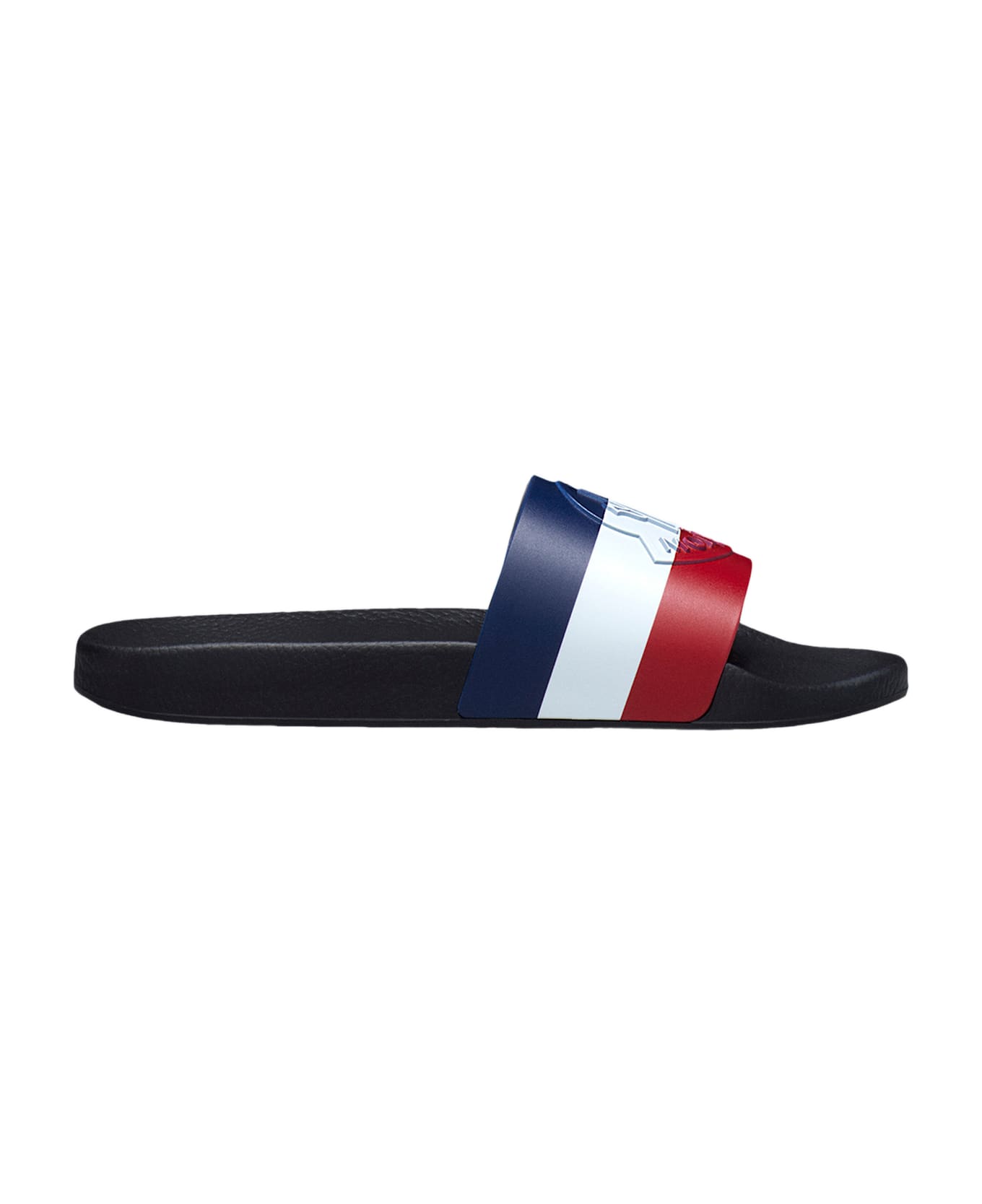 Moncler Basile Slides Shoes - Nero
