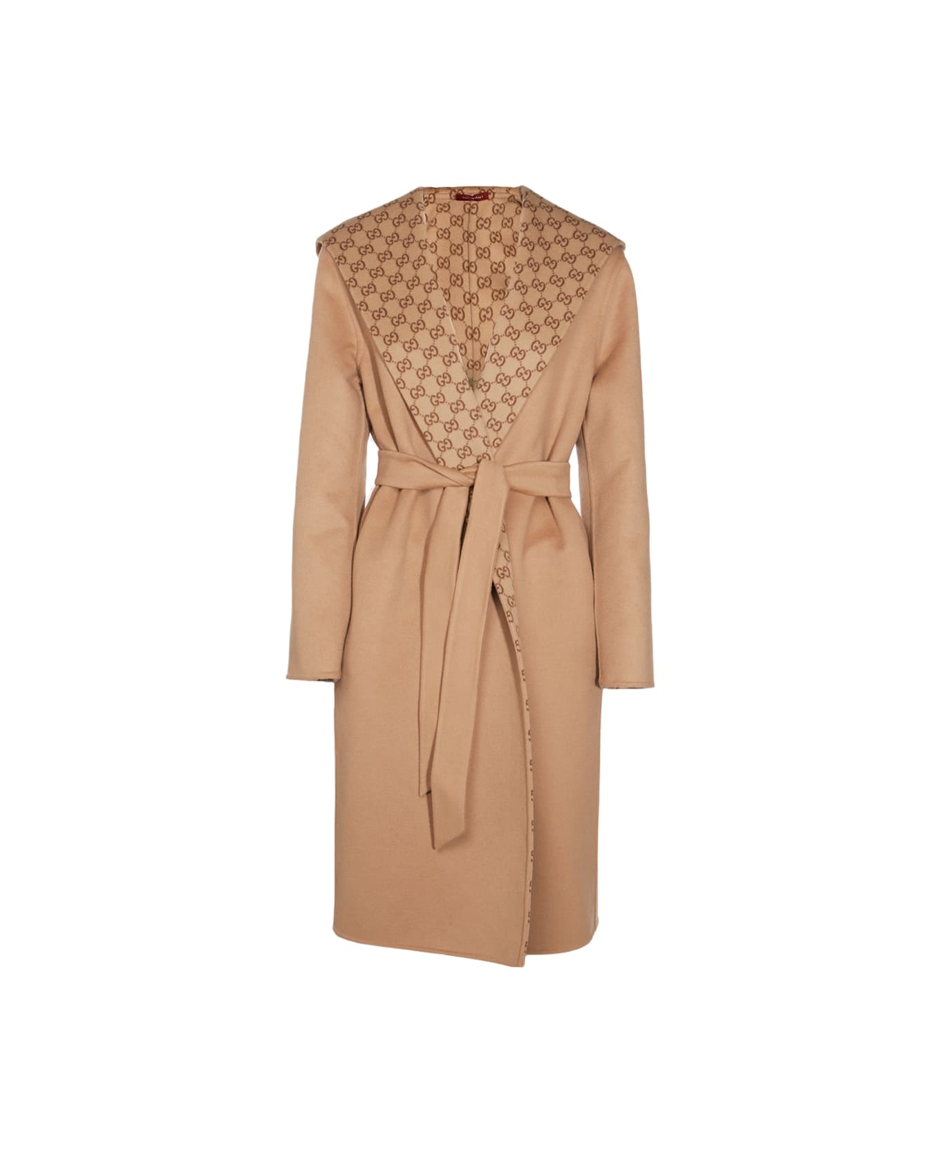 Gucci Camel Wool Coat - Camel/brown