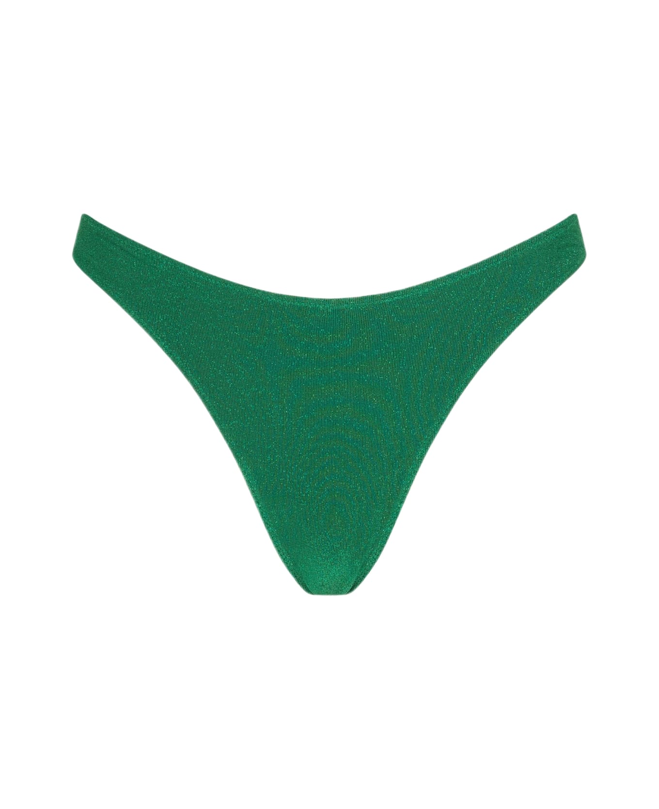 MC2 Saint Barth Woman Lurex Cheeky Swim Briefs - GREEN