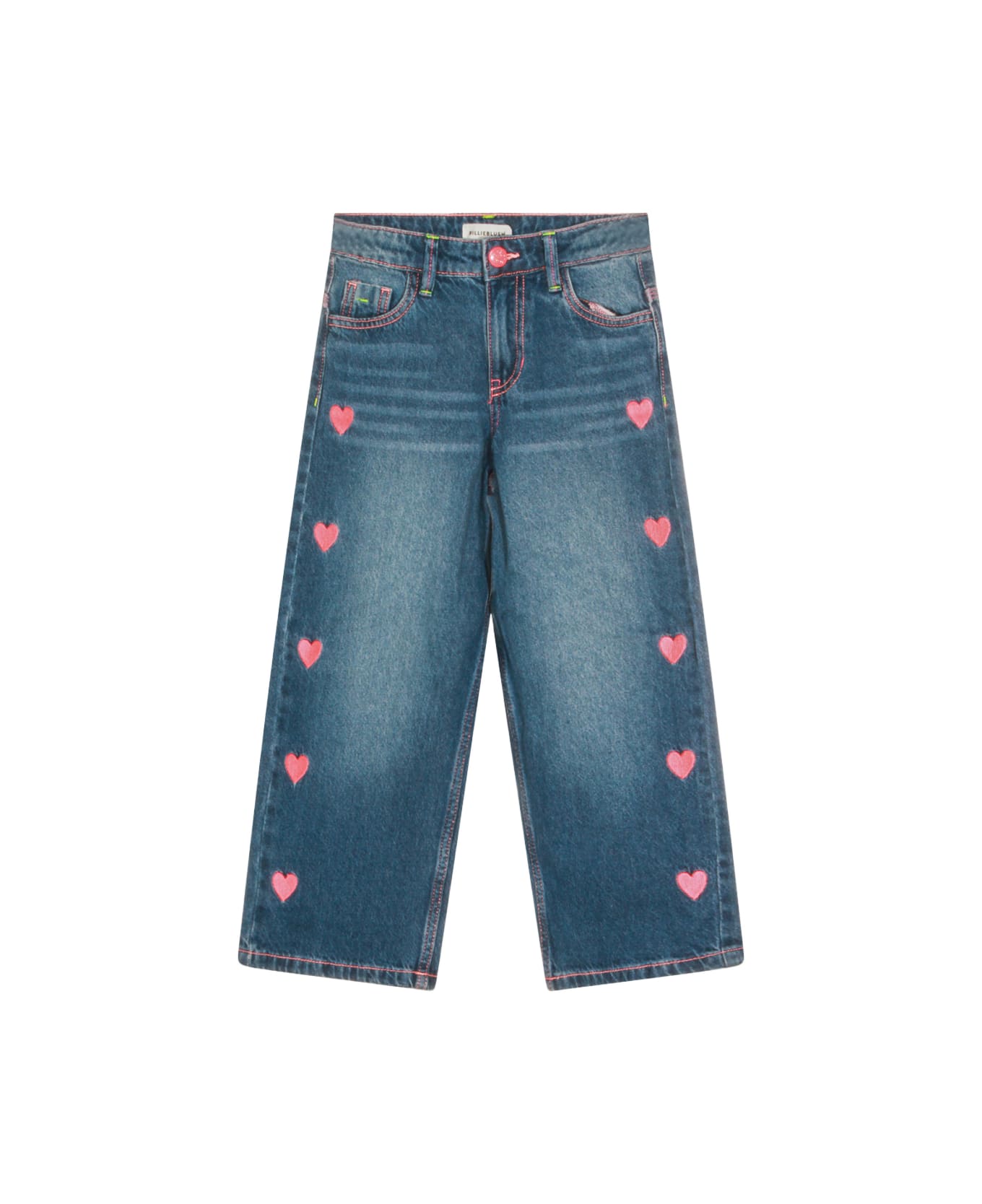 Billieblush Blue Cotton Jeans - Stone